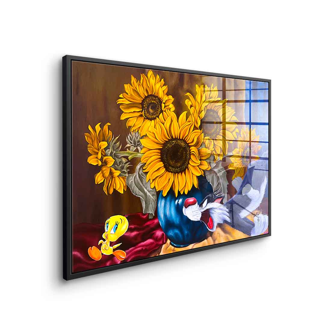 Tweety running - acrylic glass