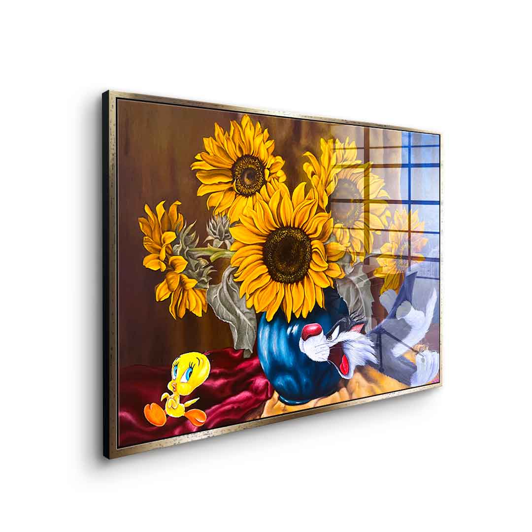 Tweety running - acrylic glass