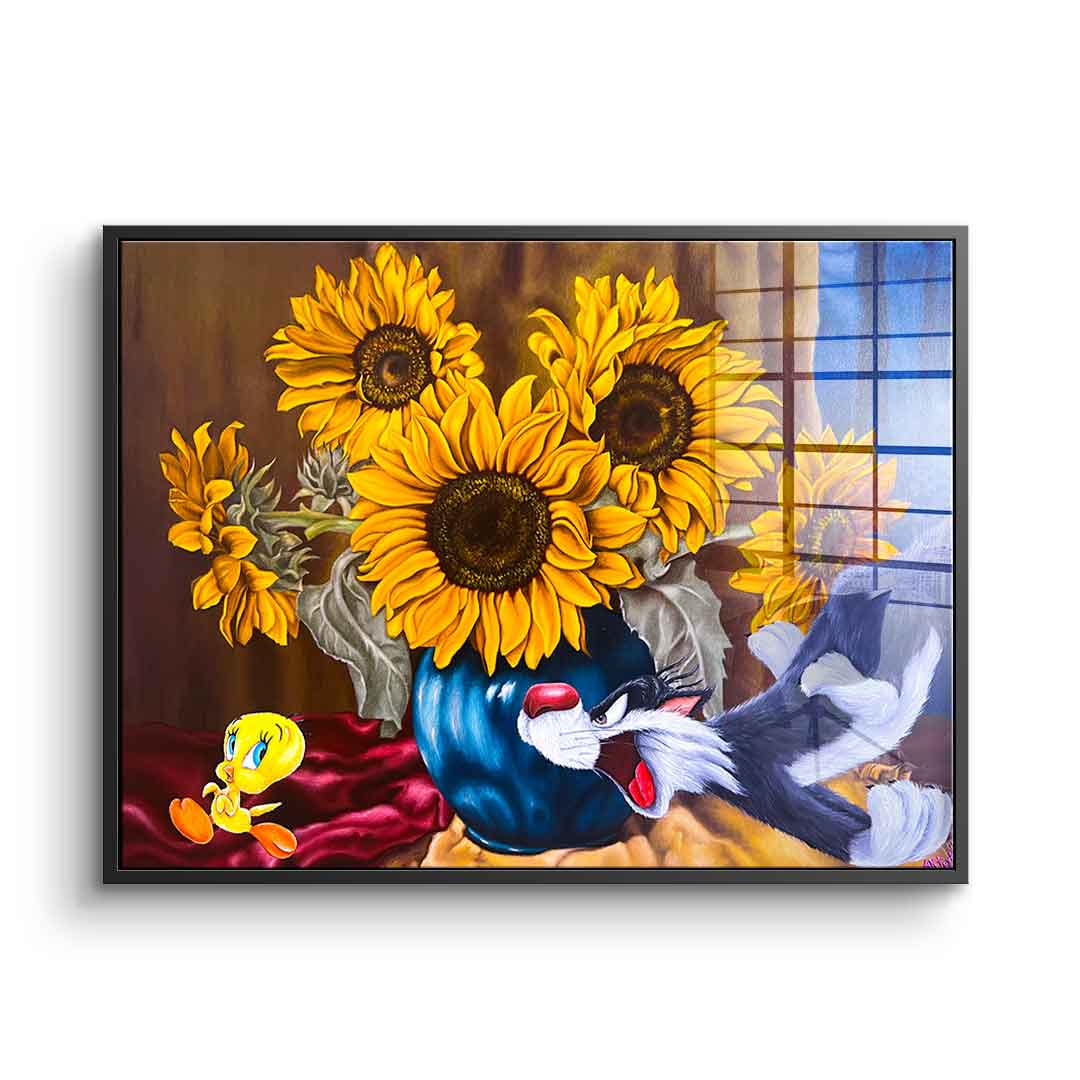 Tweety running - acrylic glass