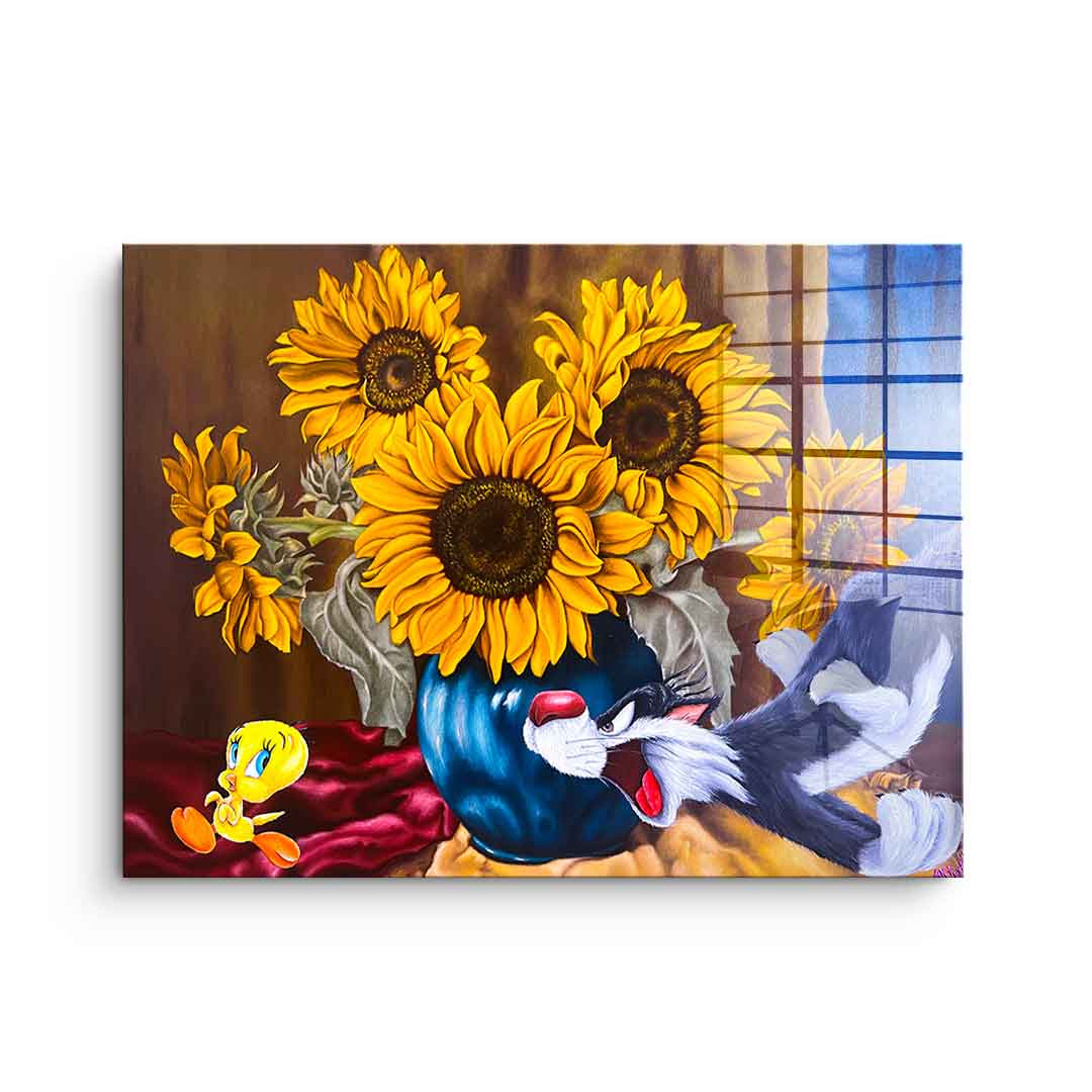 Tweety running - acrylic glass