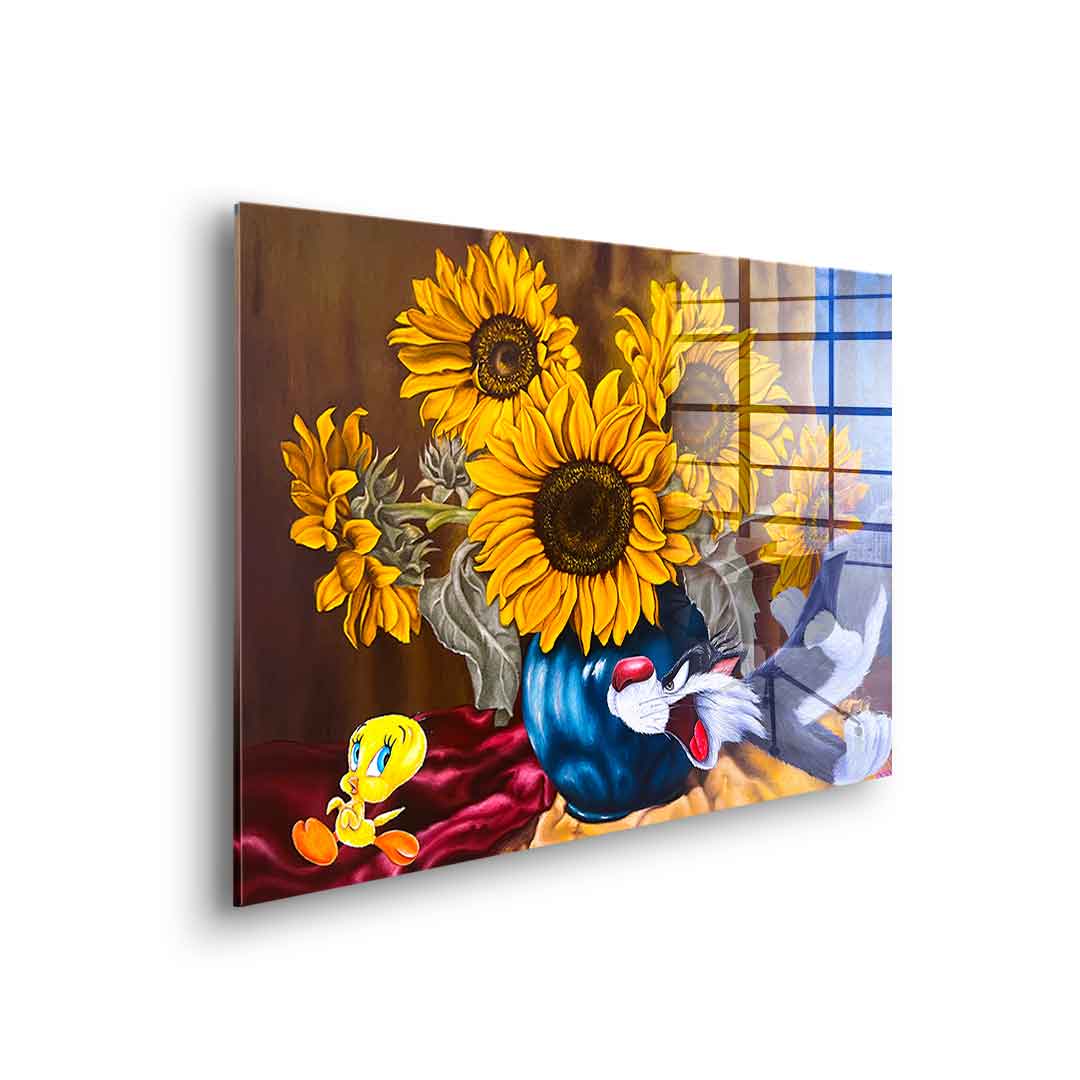 Tweety running - acrylic glass