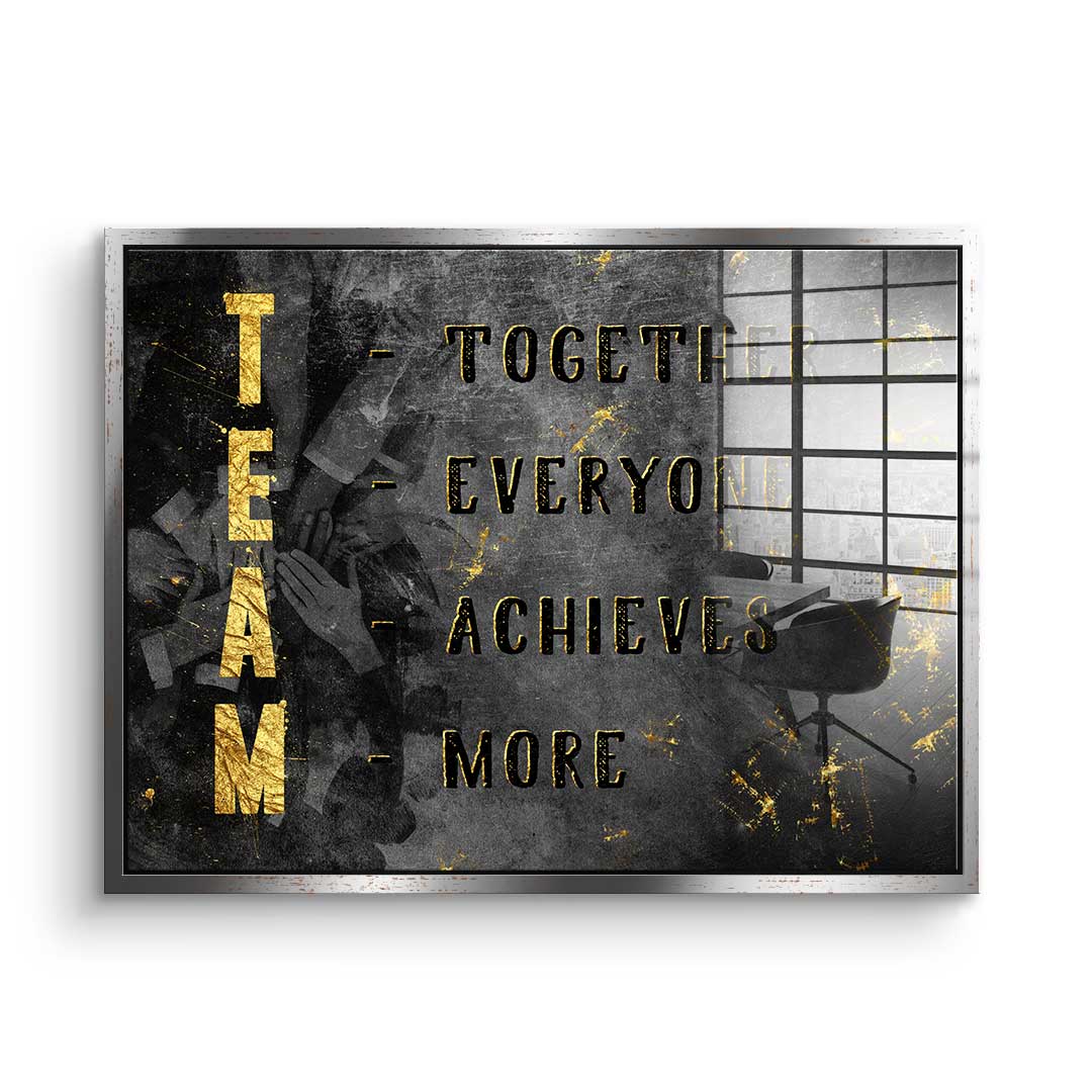 Team Definition - Acrylic Glass