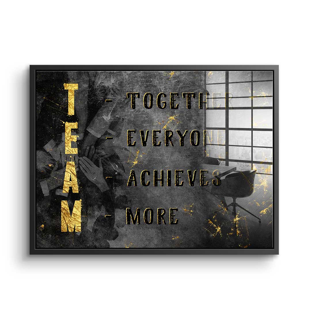 Team Definition - Acrylic Glass