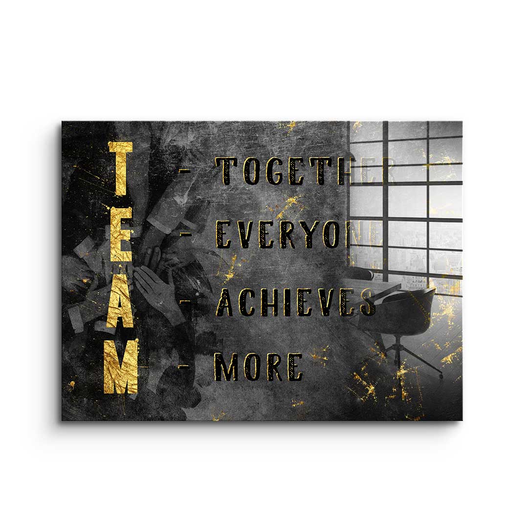 Team Definition - Acrylic Glass