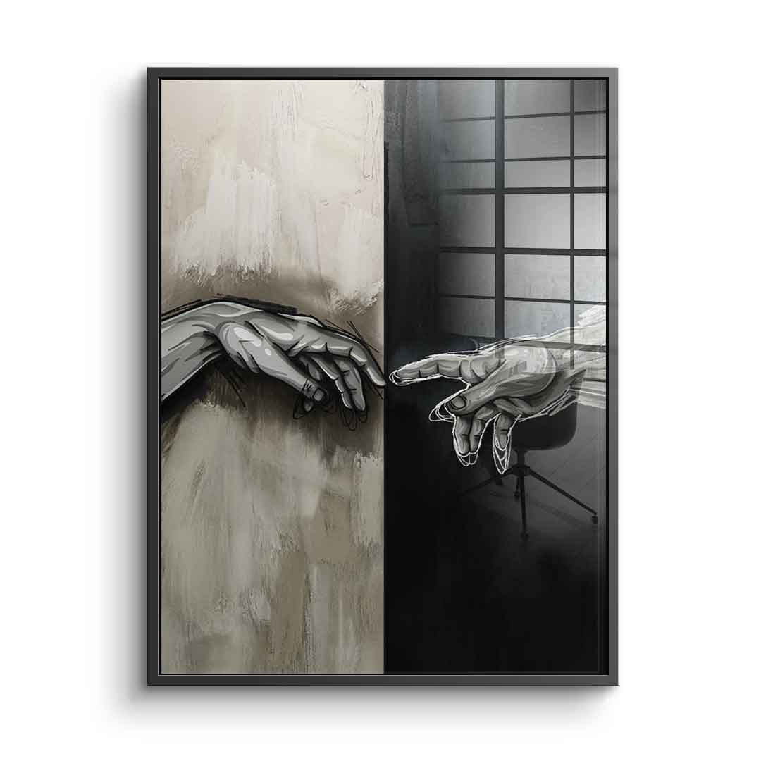 The Divine Touch - acrylic glass