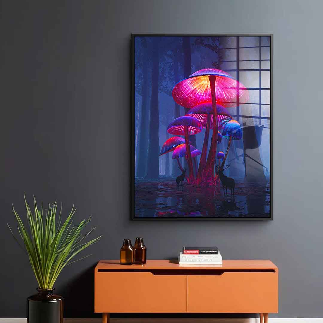 The Magic Shrooms - acrylic glass