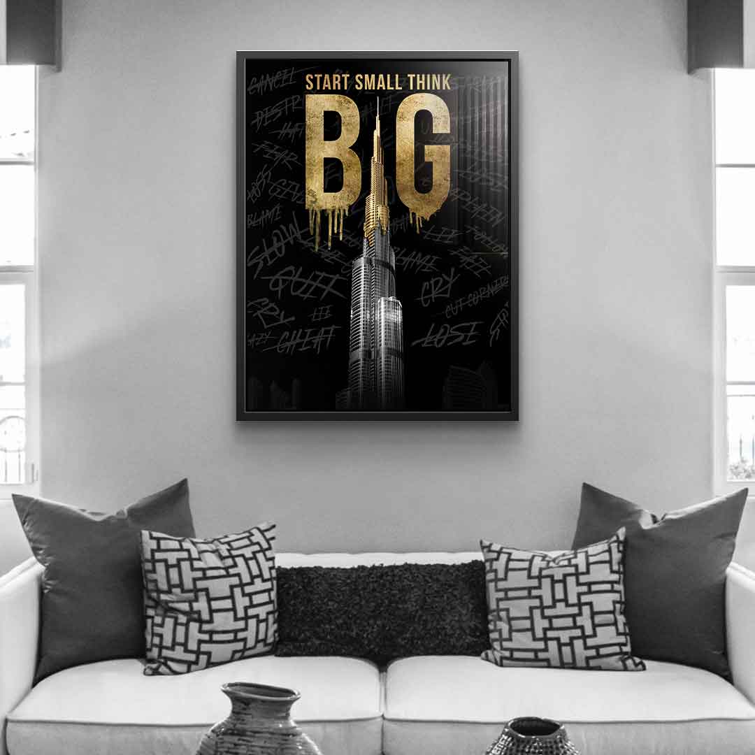 Think BIG #Burj Khalifa - acrylic glass