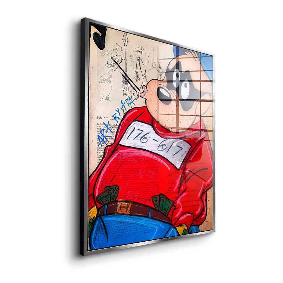 Thinking Beagle Boy - acrylic glass