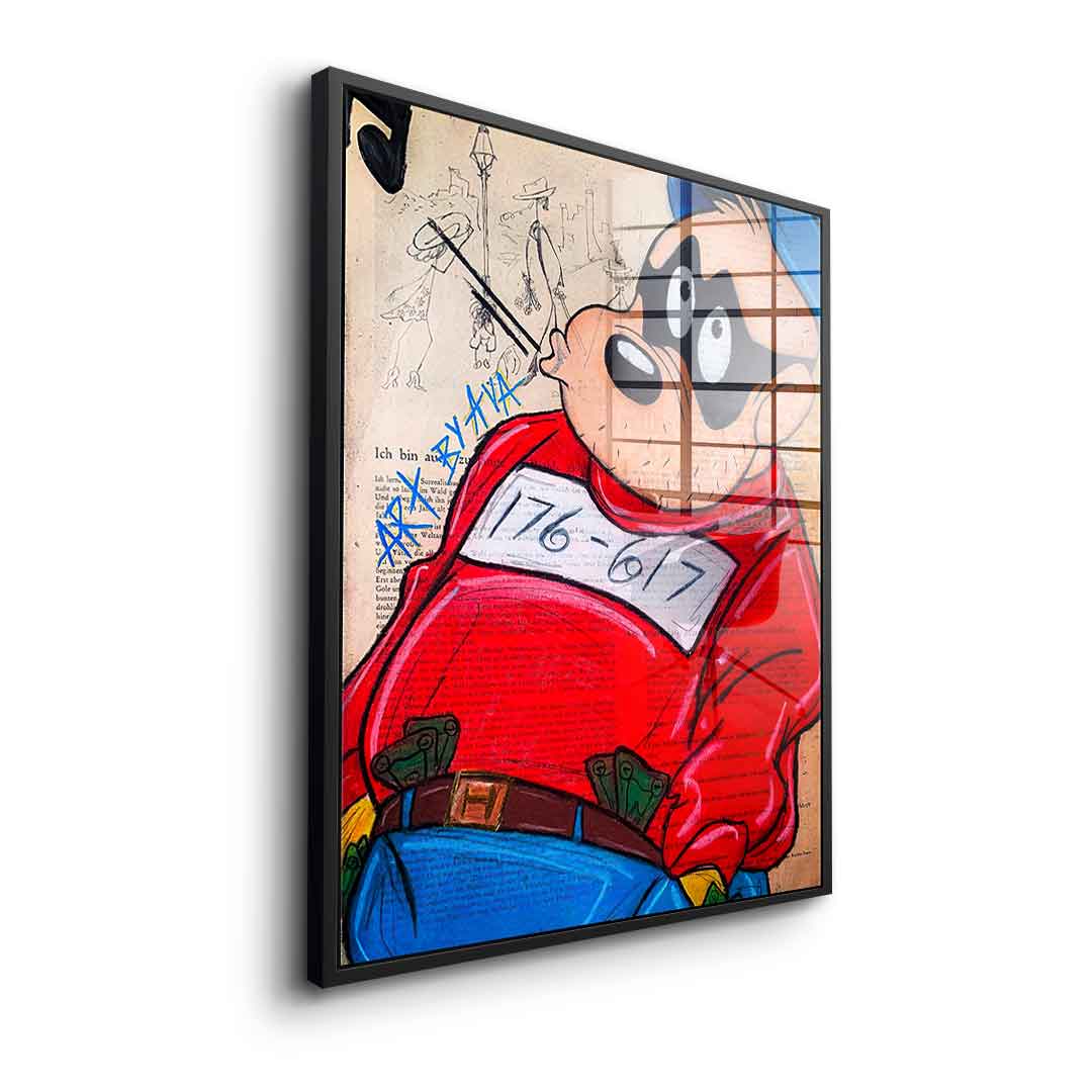 Thinking Beagle Boy - acrylic glass