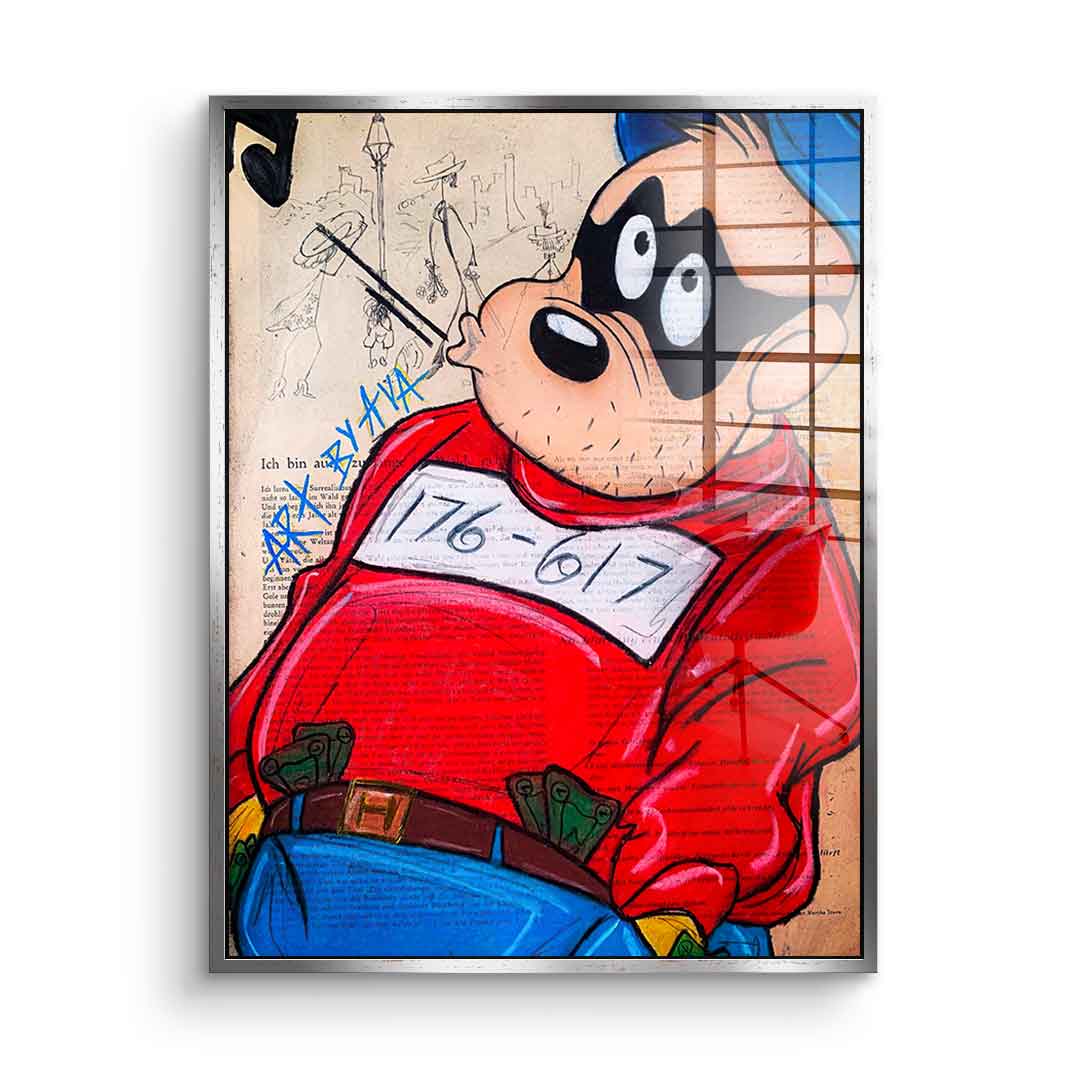 Thinking Beagle Boy - acrylic glass