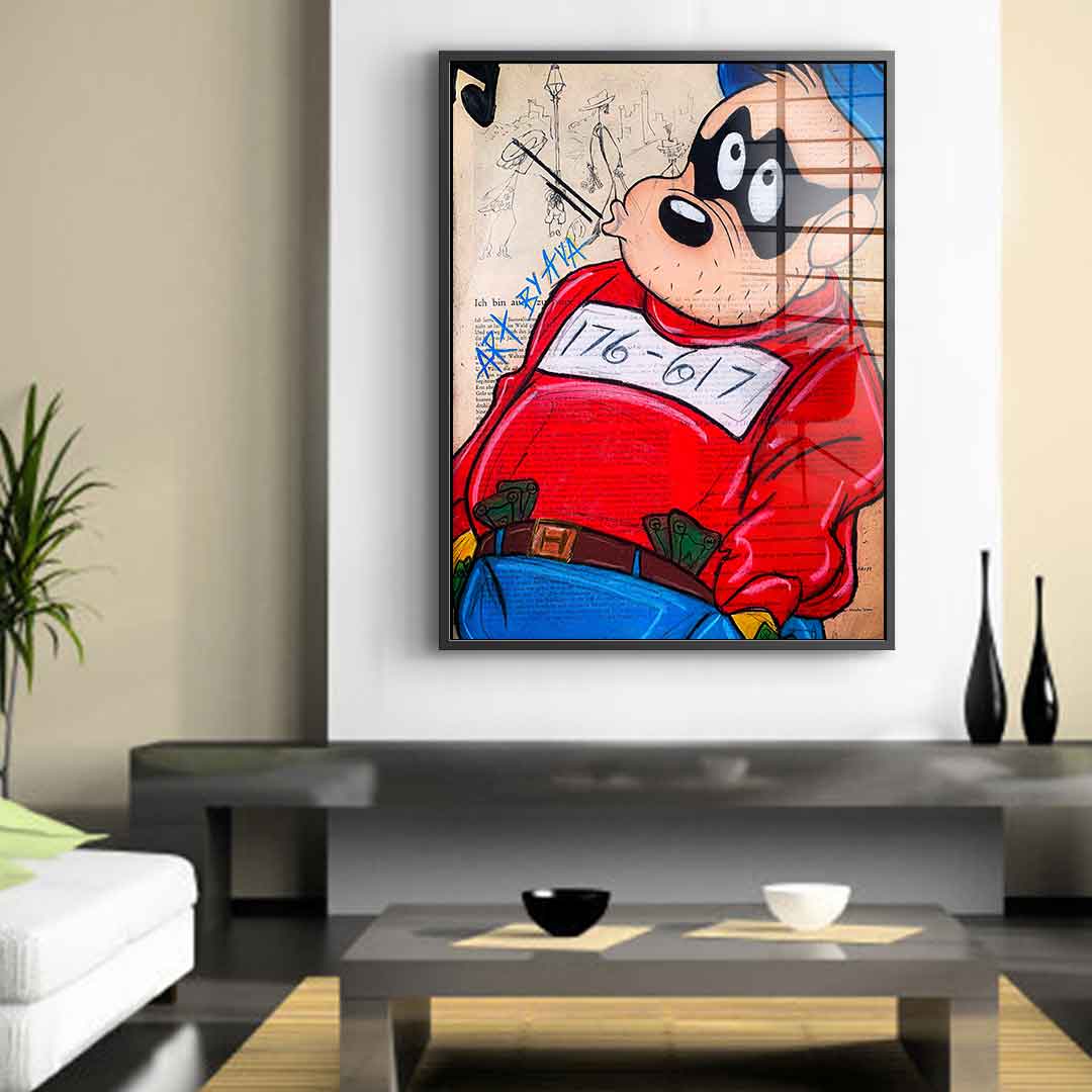 Thinking Beagle Boy - acrylic glass