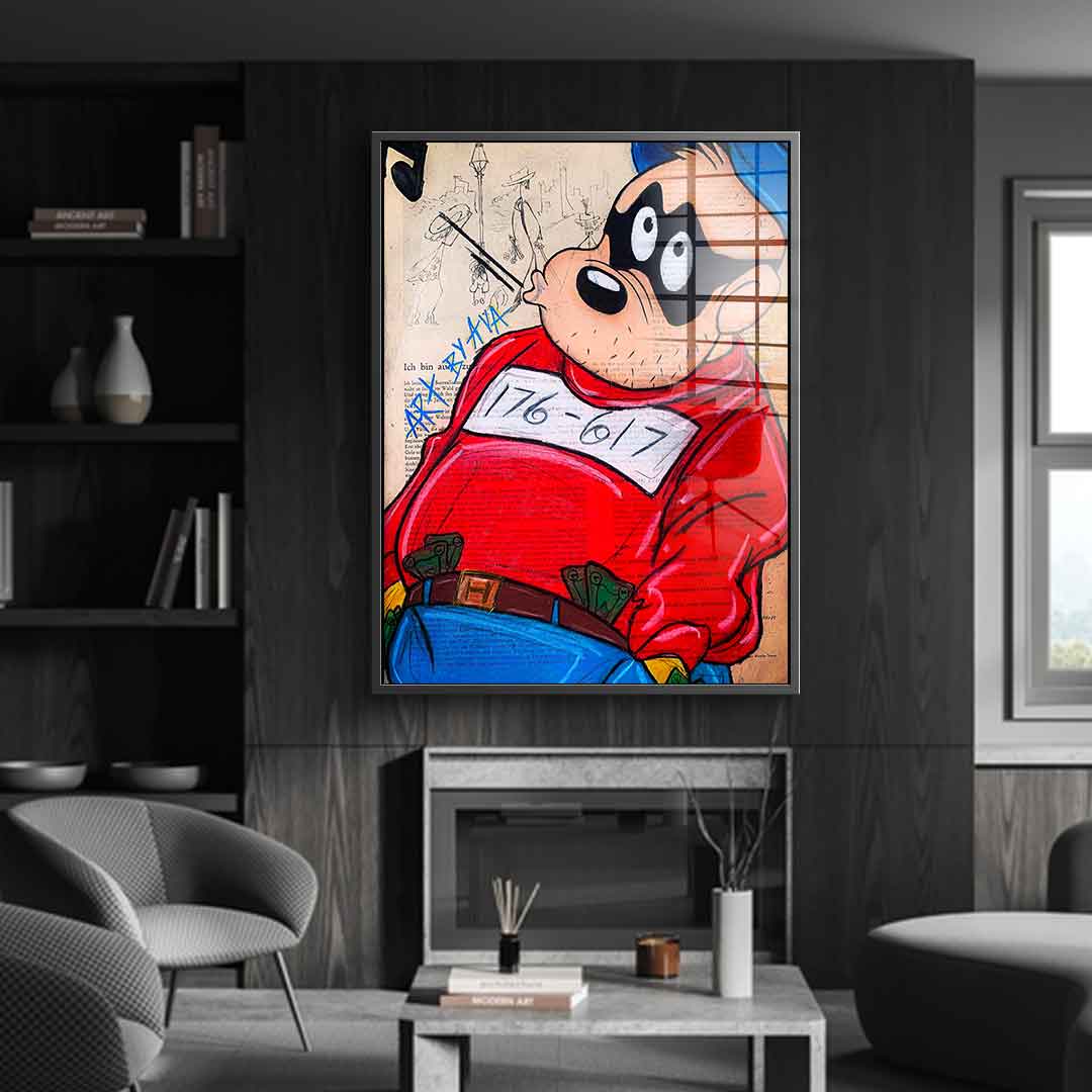 Thinking Beagle Boy - acrylic glass