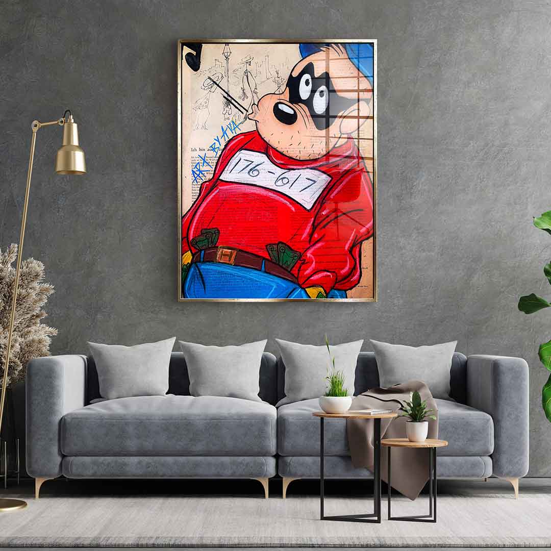 Thinking Beagle Boy - acrylic glass