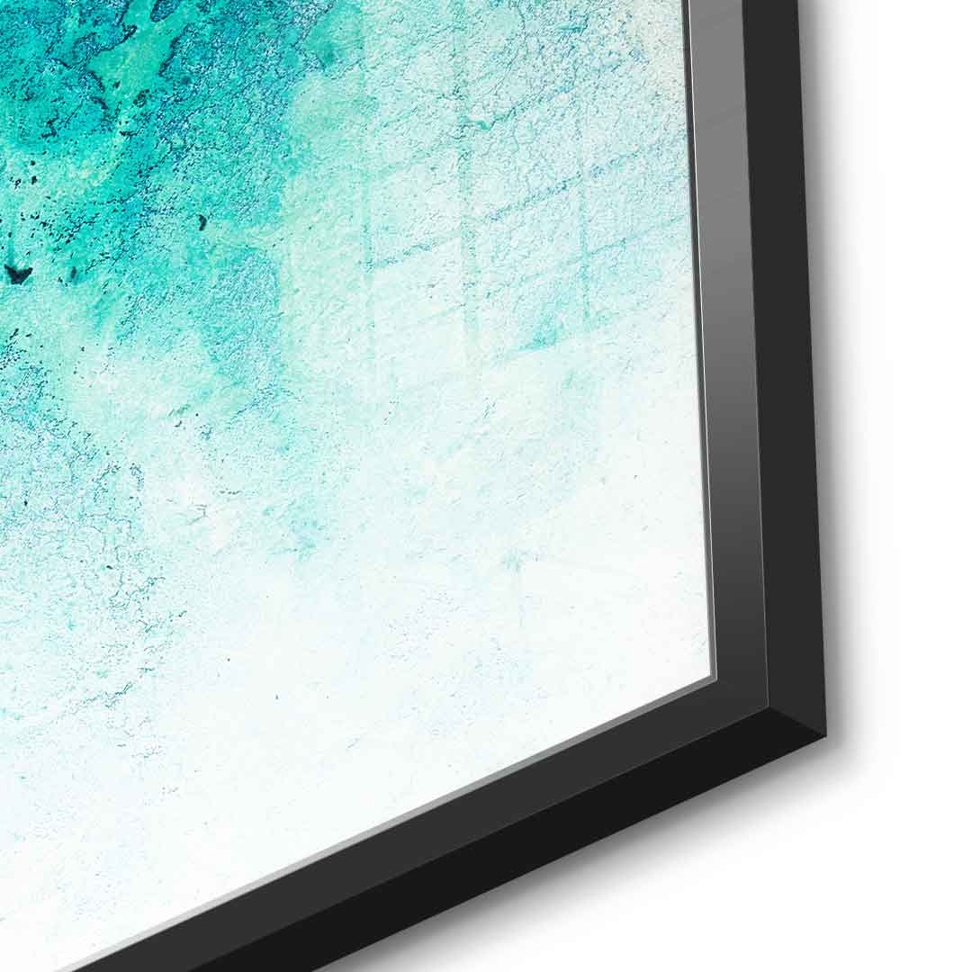 Turquoise Whispering - acrylic glass