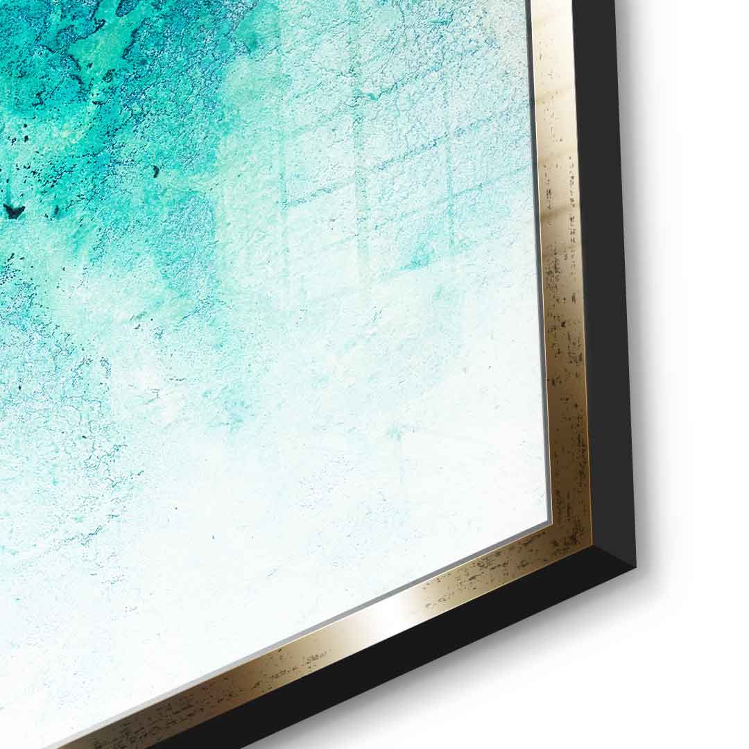 Turquoise Whispering - acrylic glass