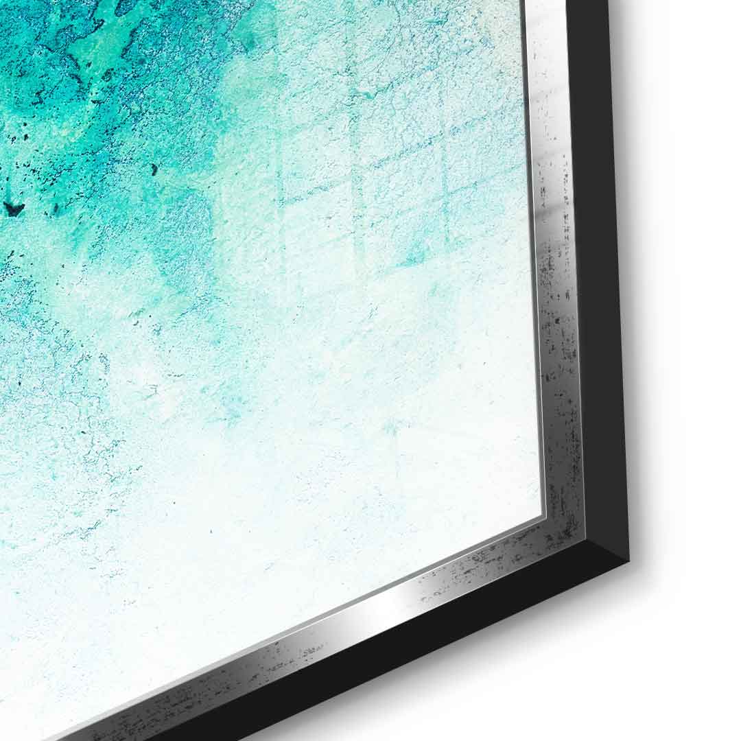 Turquoise Whispering - acrylic glass