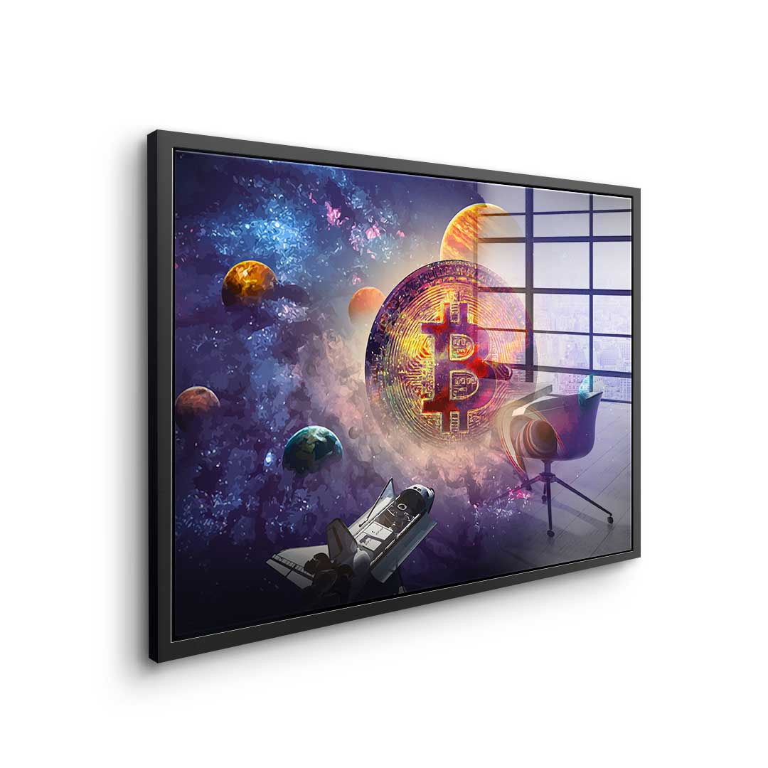 Bitcoin Universe - acrylic glass