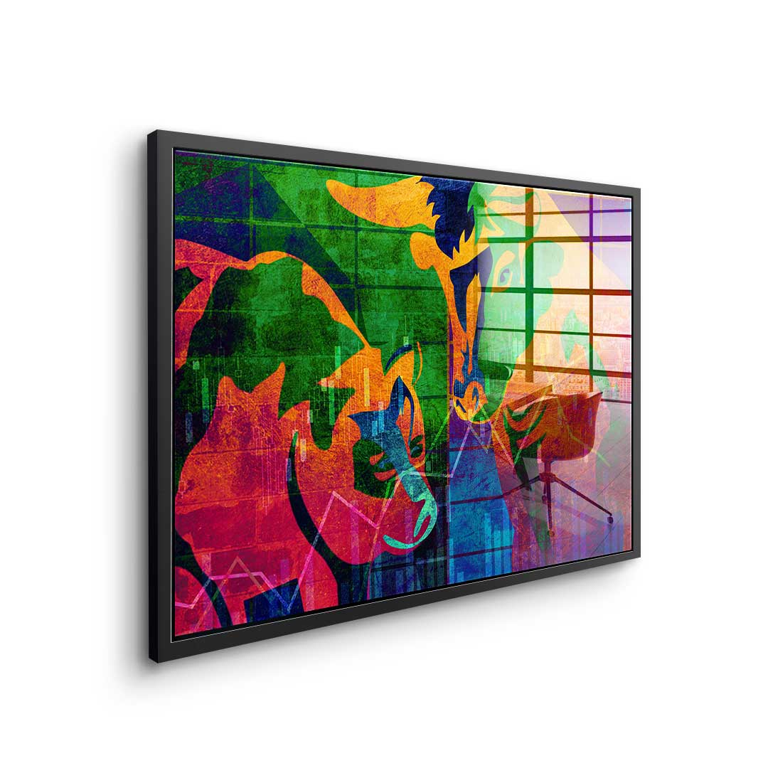 Abstract Stock Market - acrylic glass