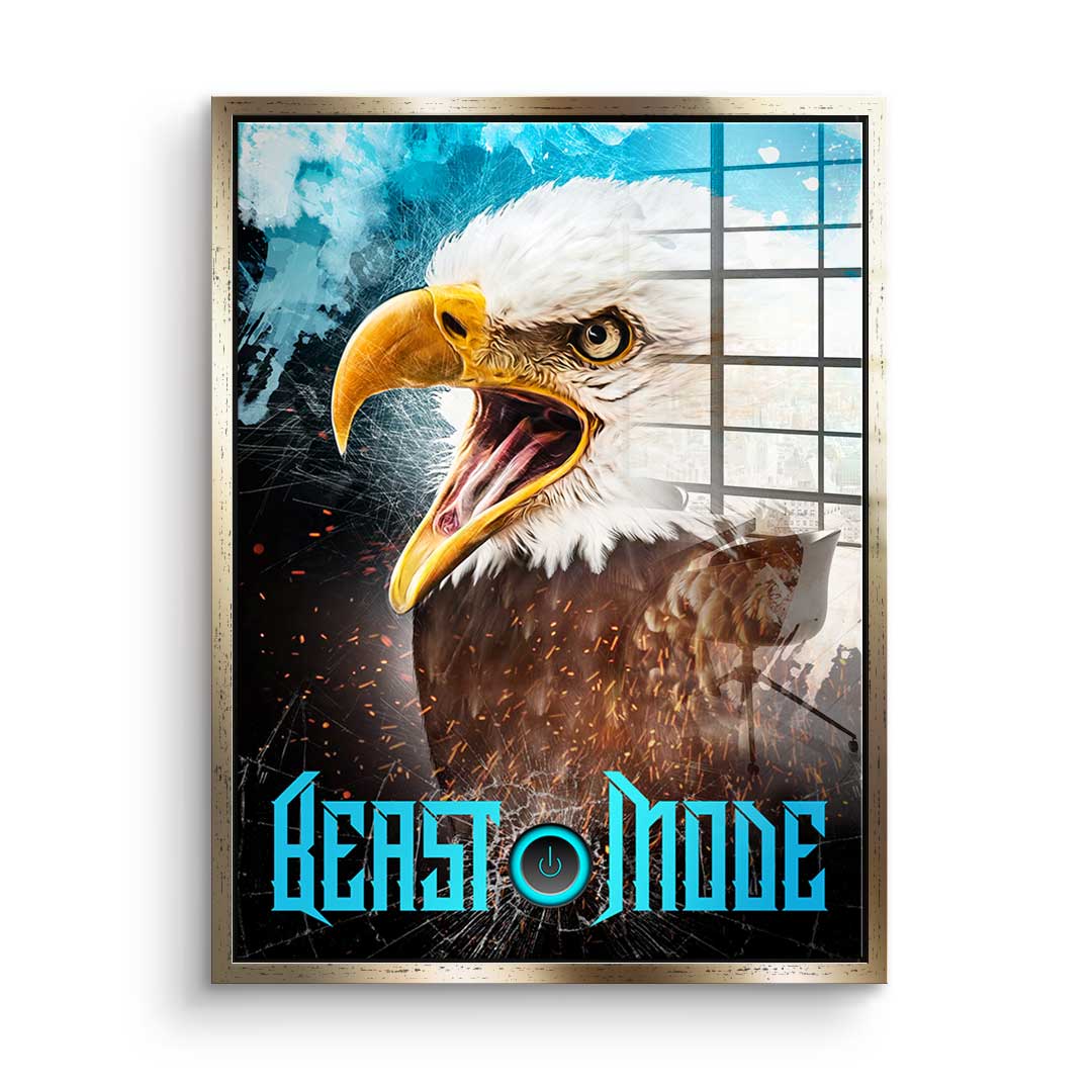 Beast Mode Eagle - acrylic glass