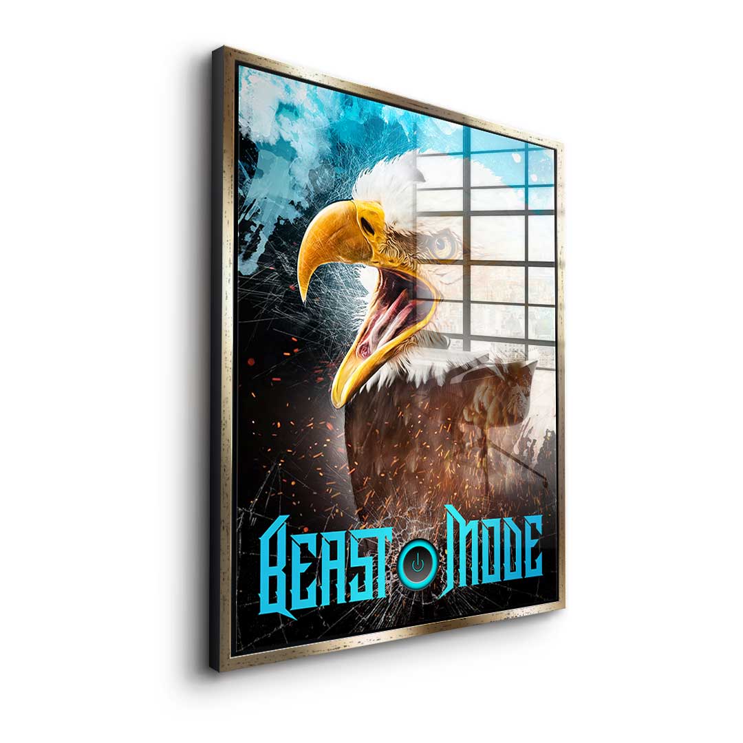 Beast Mode Eagle - acrylic glass