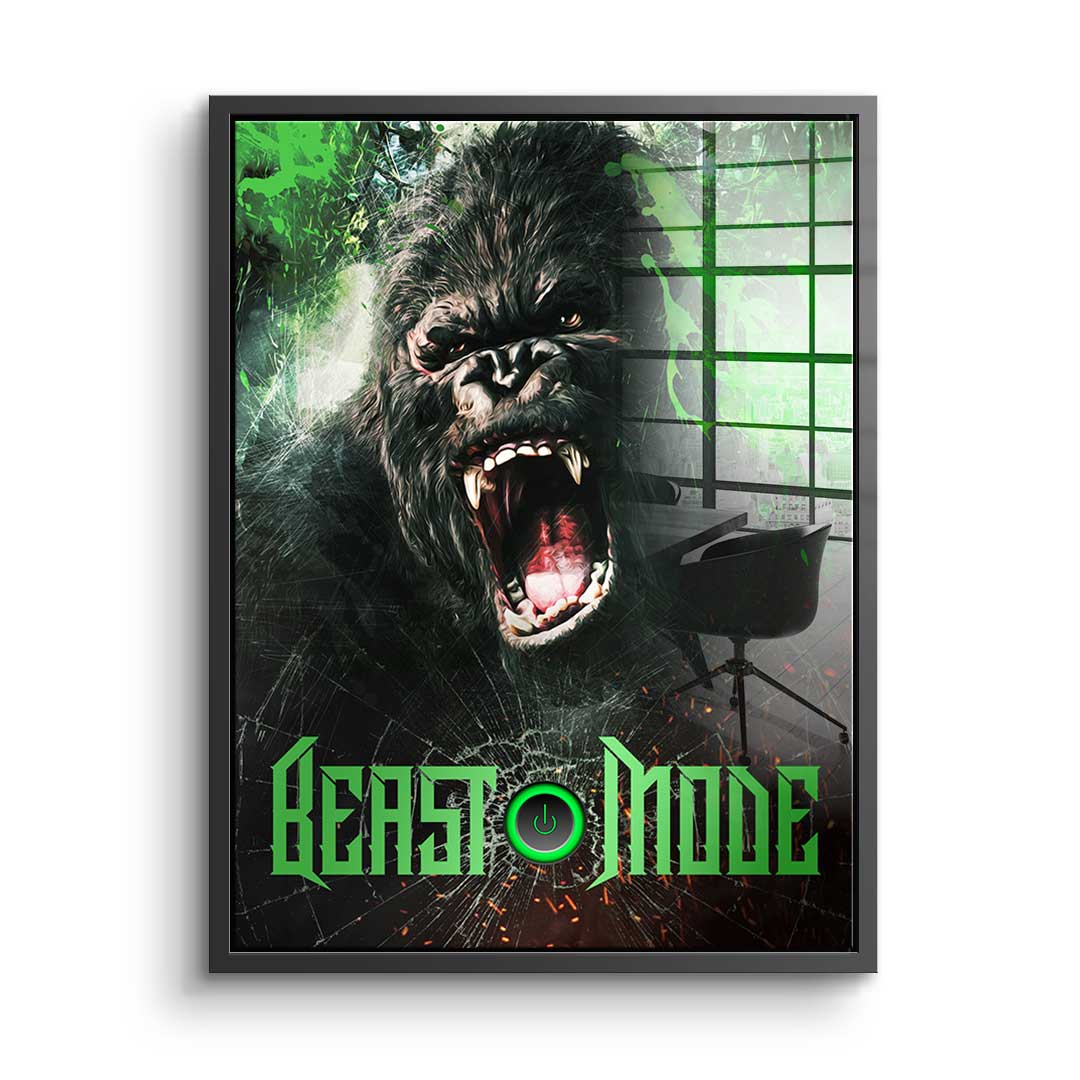 Beast Mode Gorilla - acrylic glass