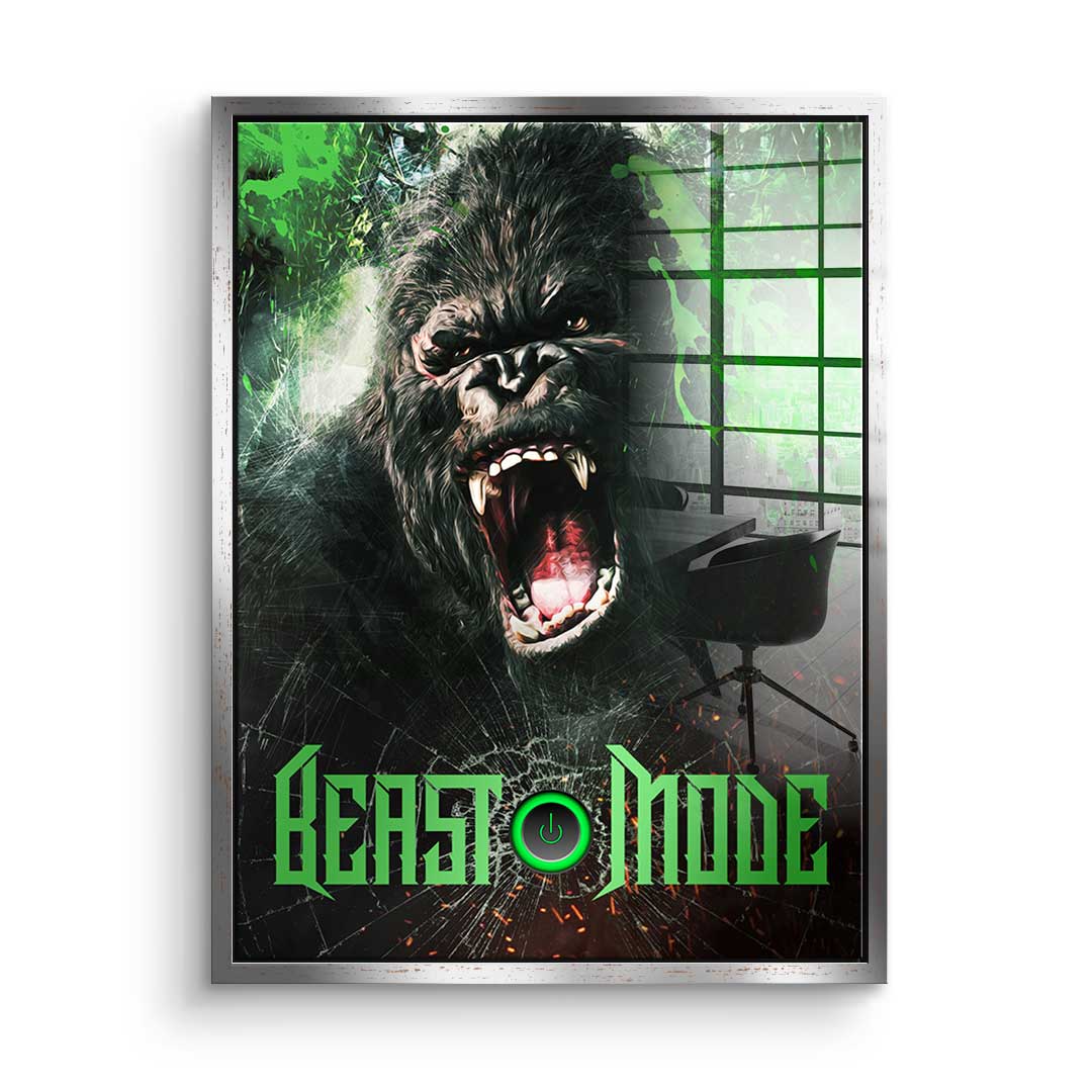 Beast Mode Gorilla - acrylic glass