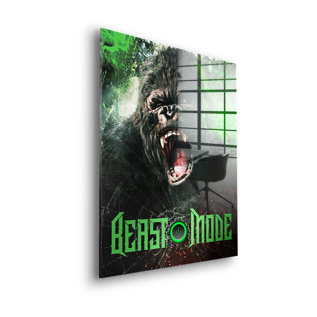 Beast Mode Gorilla - acrylic glass