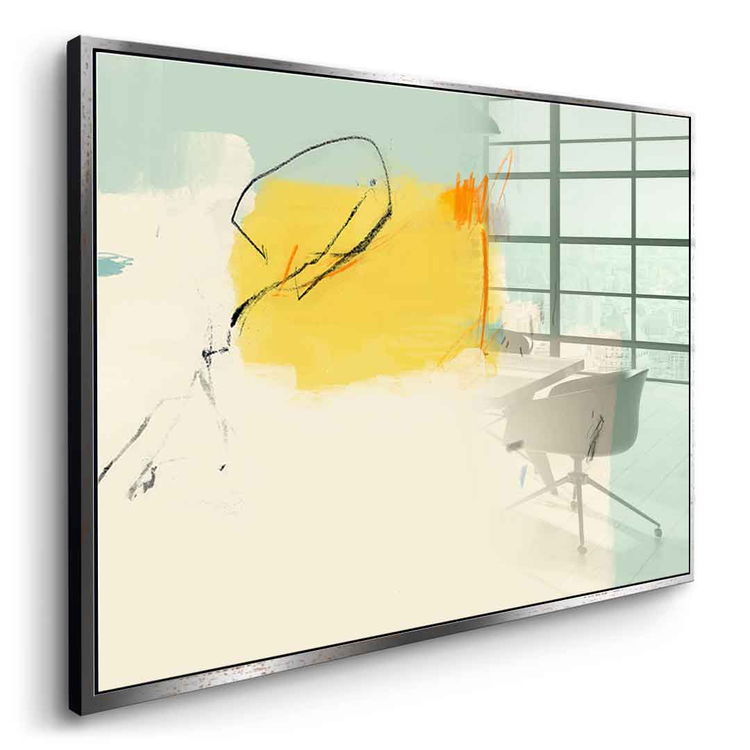 Meet John Cage on the bridge - acrylic glass