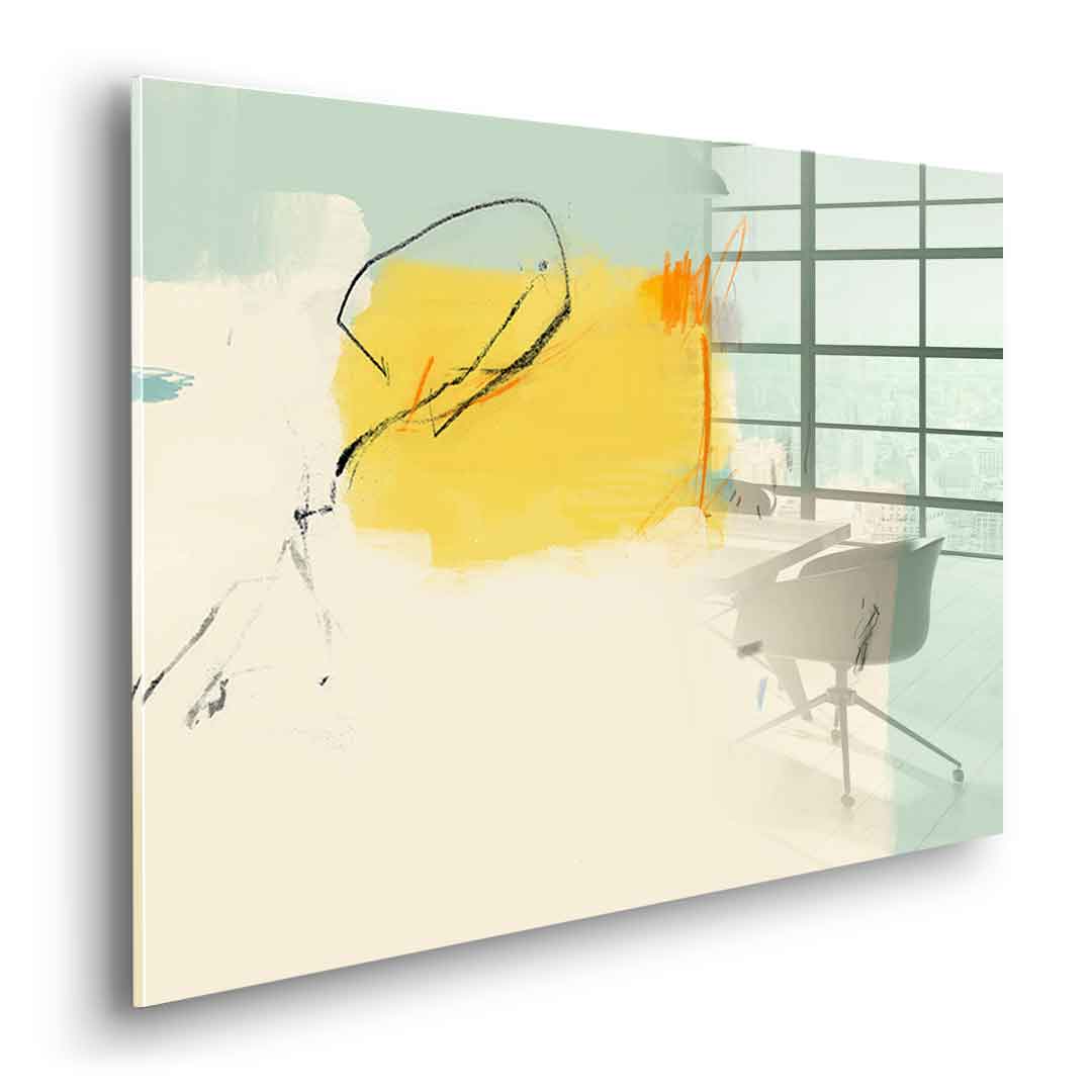 Meet John Cage on the bridge - acrylic glass