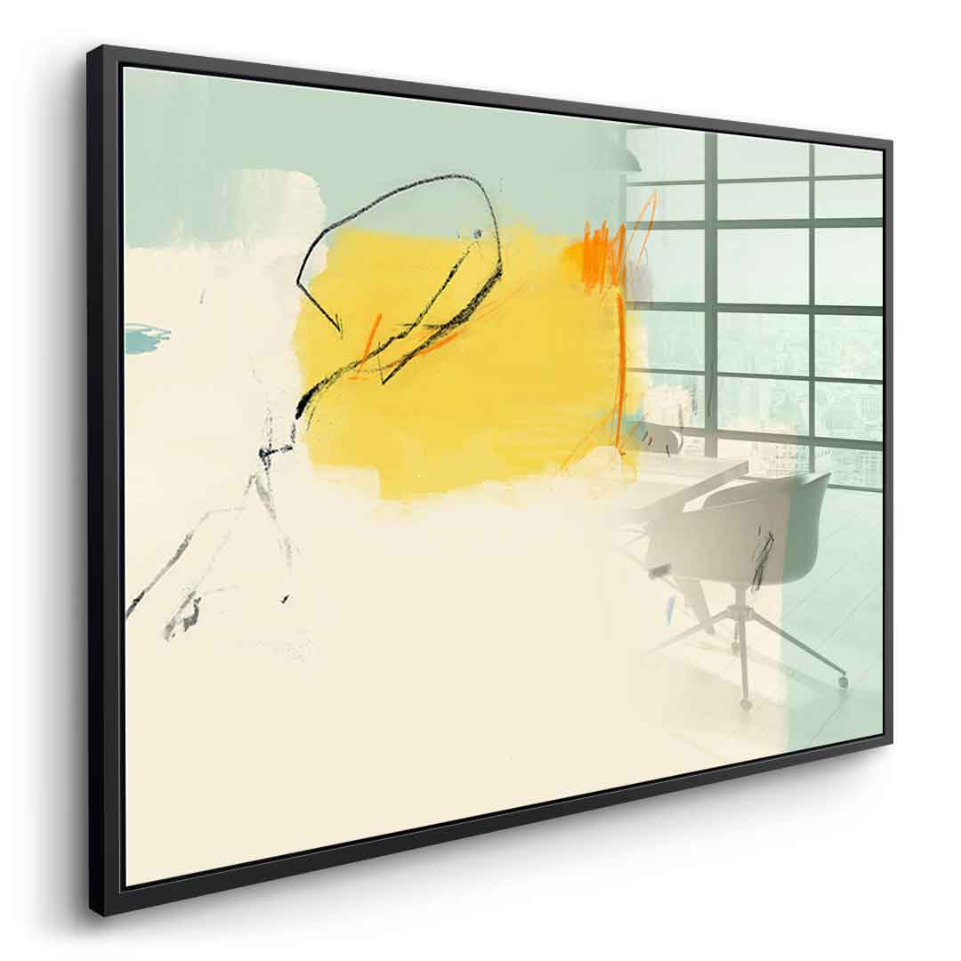 Meet John Cage on the bridge - acrylic glass