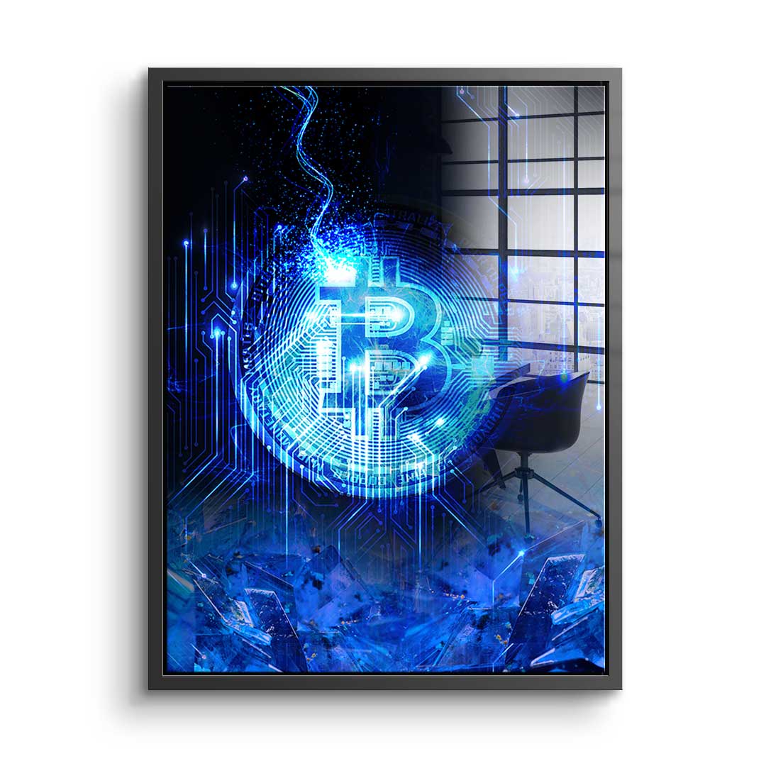 Matrix Bitcoin - acrylic glass