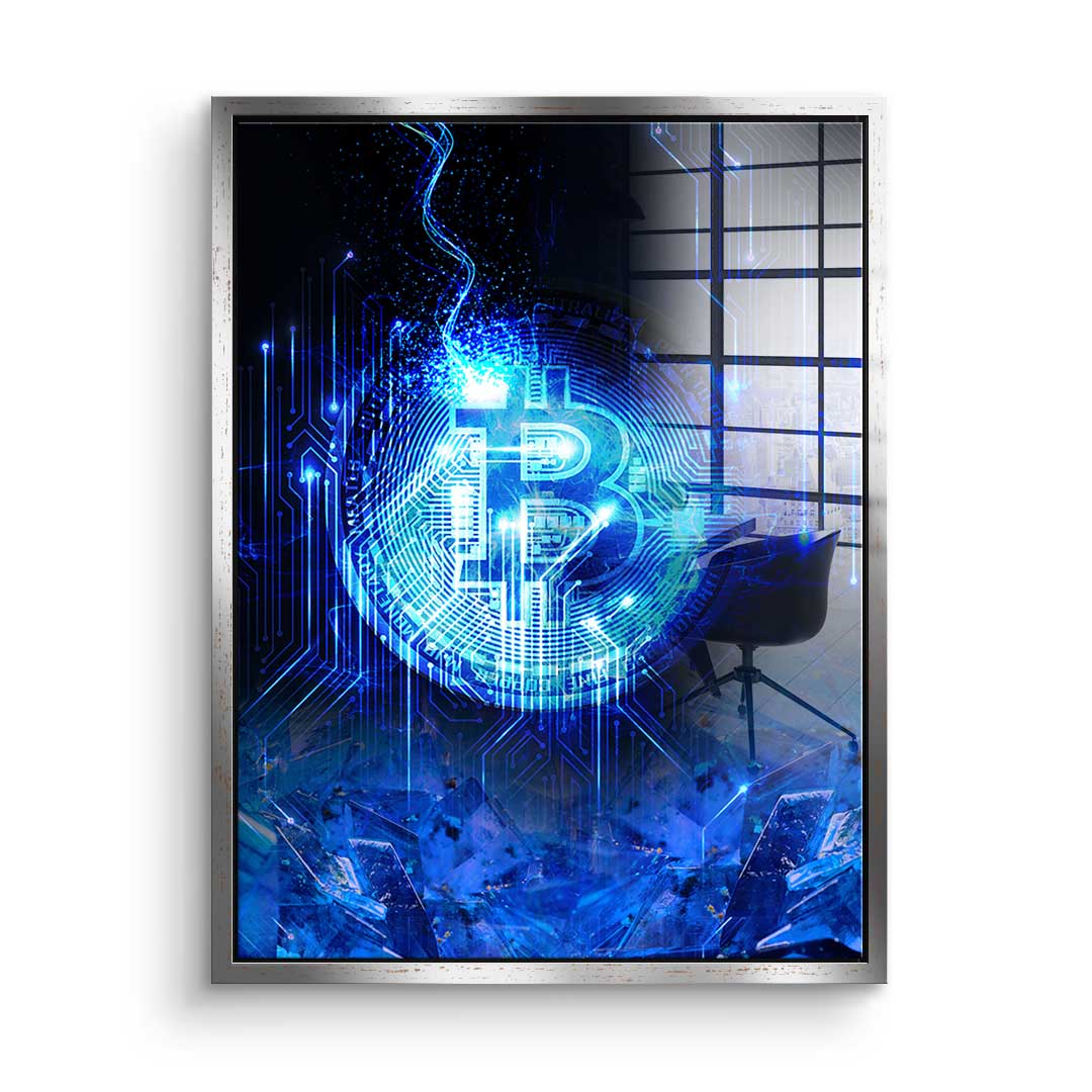 Matrix Bitcoin - acrylic glass