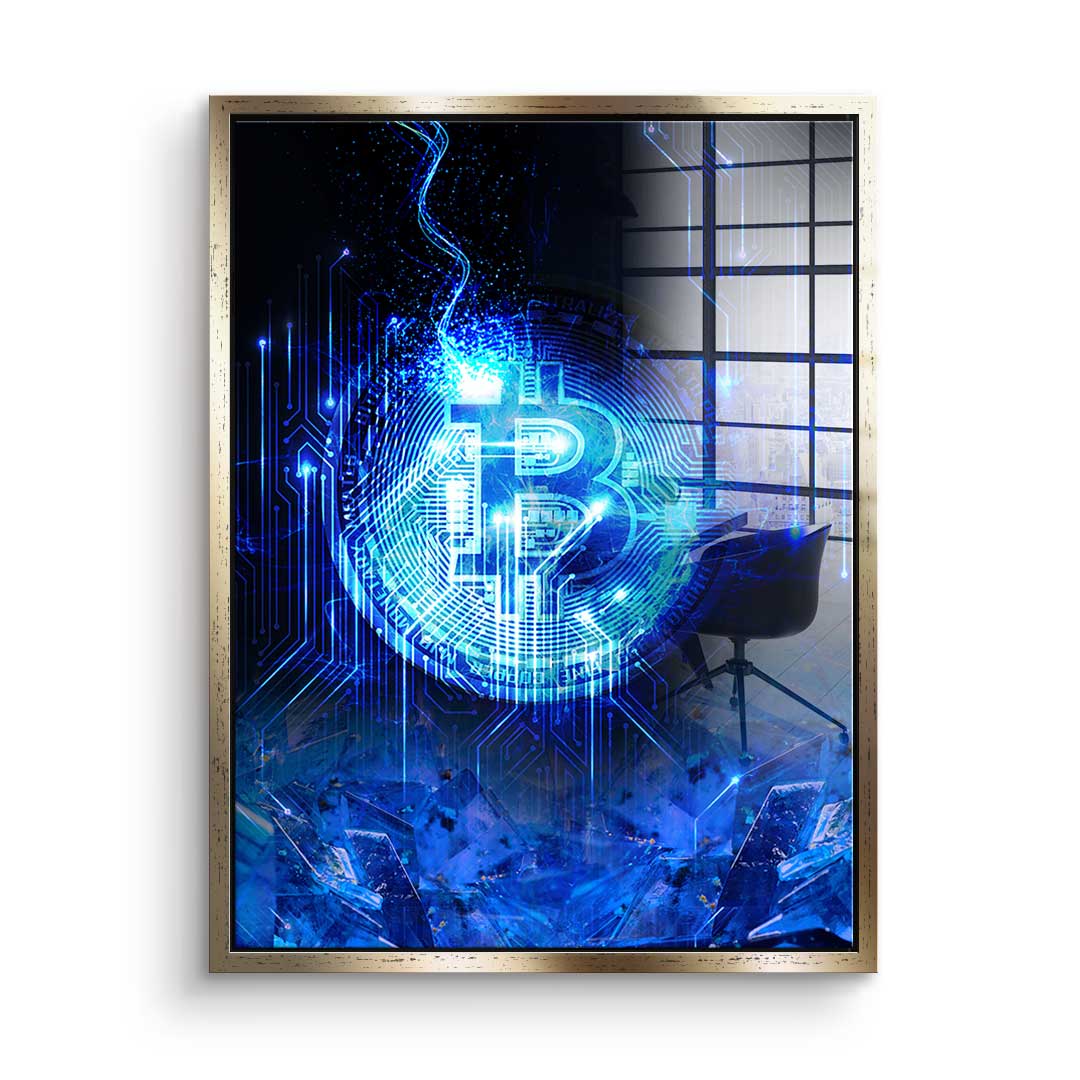 Matrix Bitcoin - acrylic glass