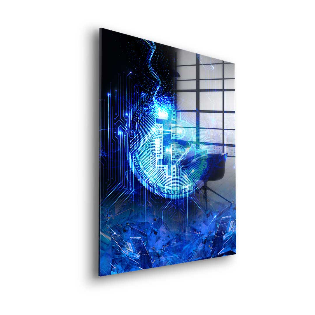 Matrix Bitcoin - acrylic glass