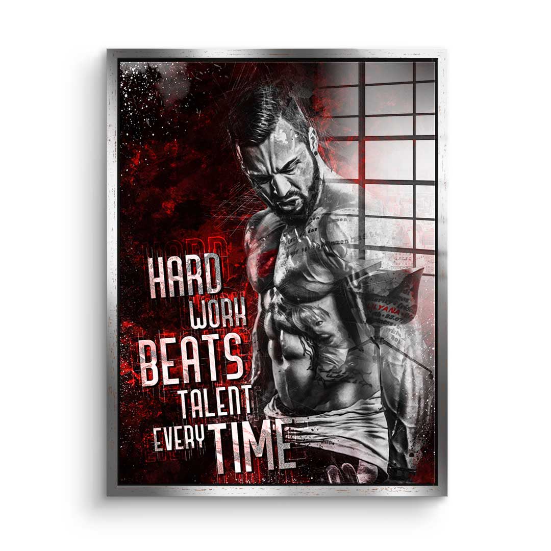 Hard Work Bodybuilding - acrylic glass