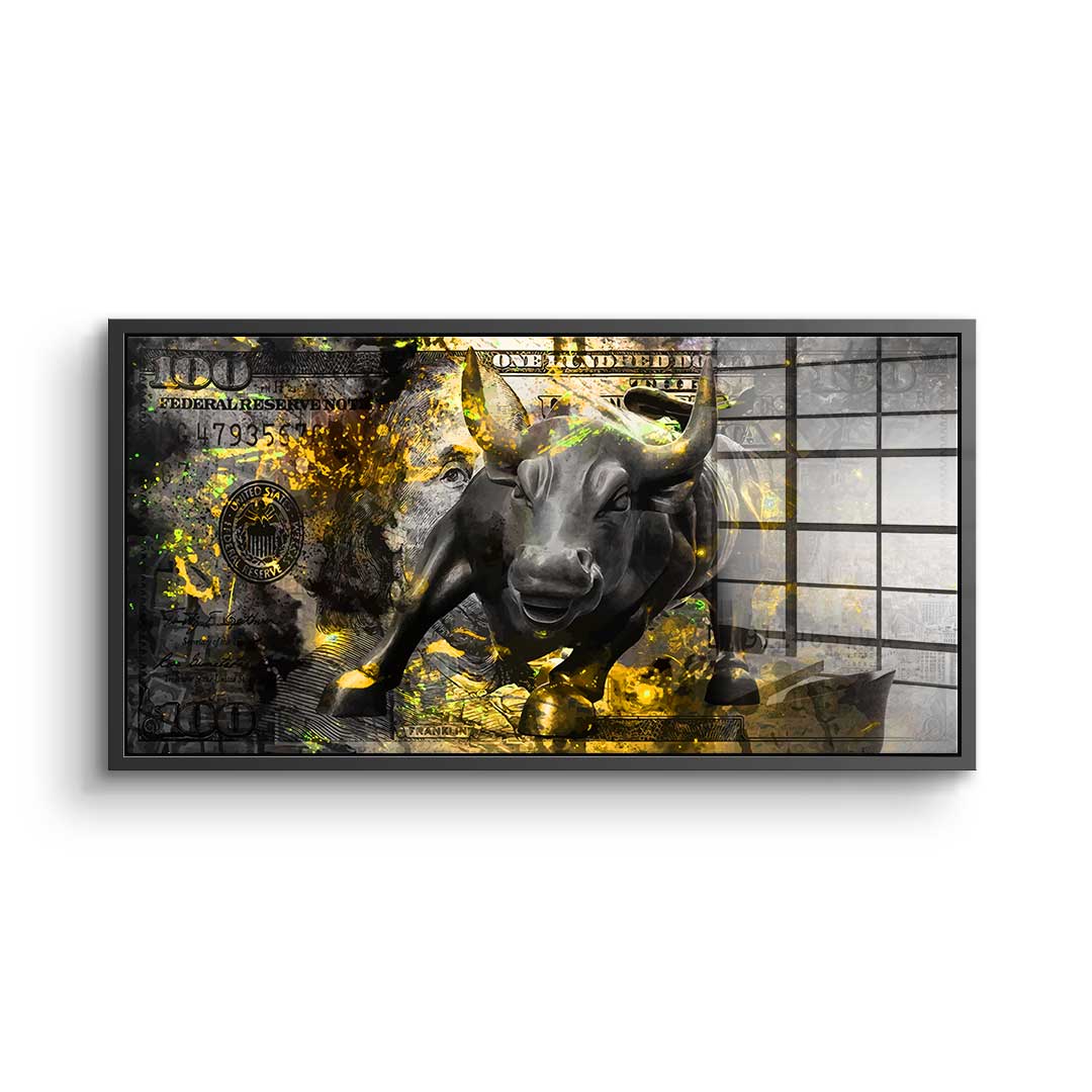 Black Bull - acrylic glass