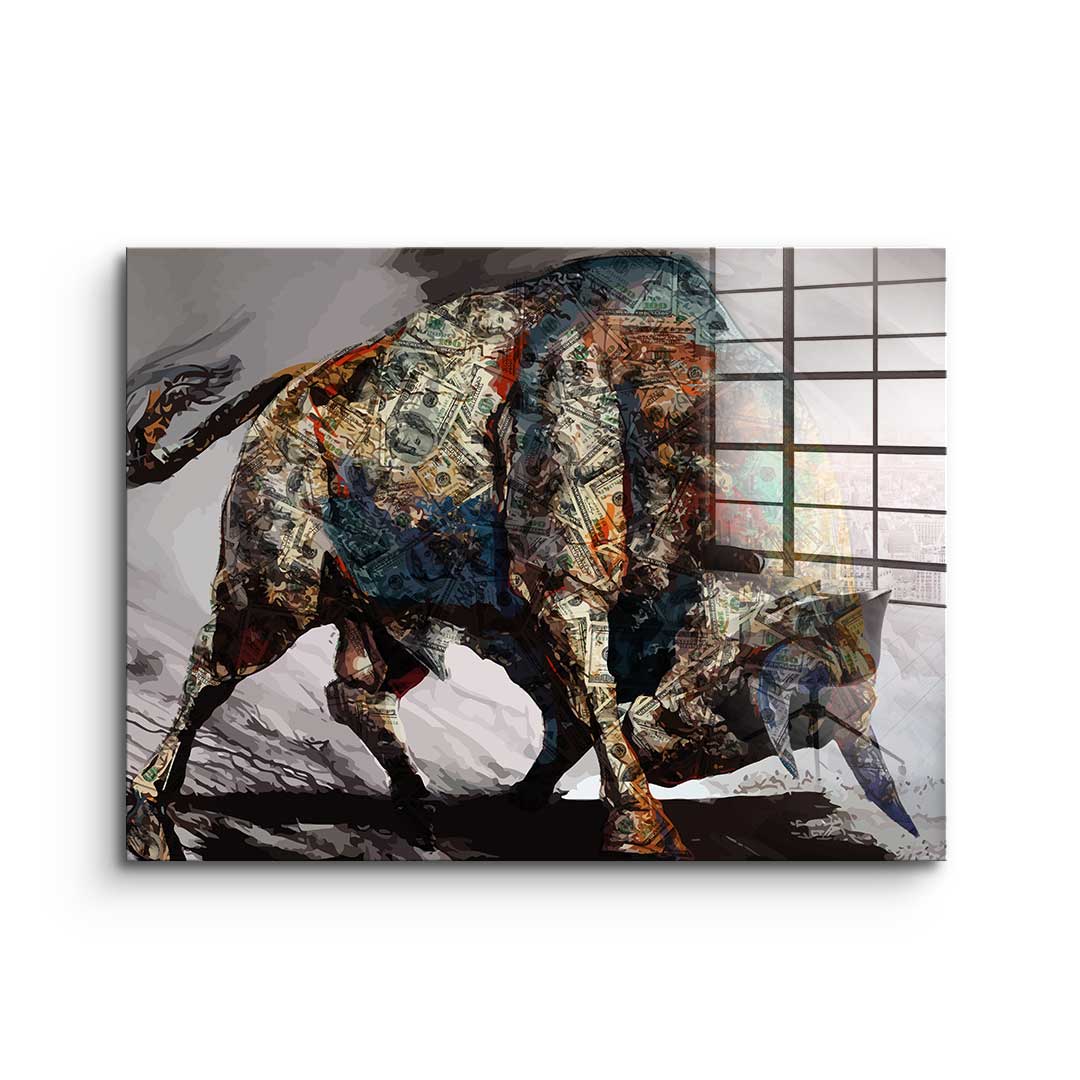 Stock market - acrylic glass 3x