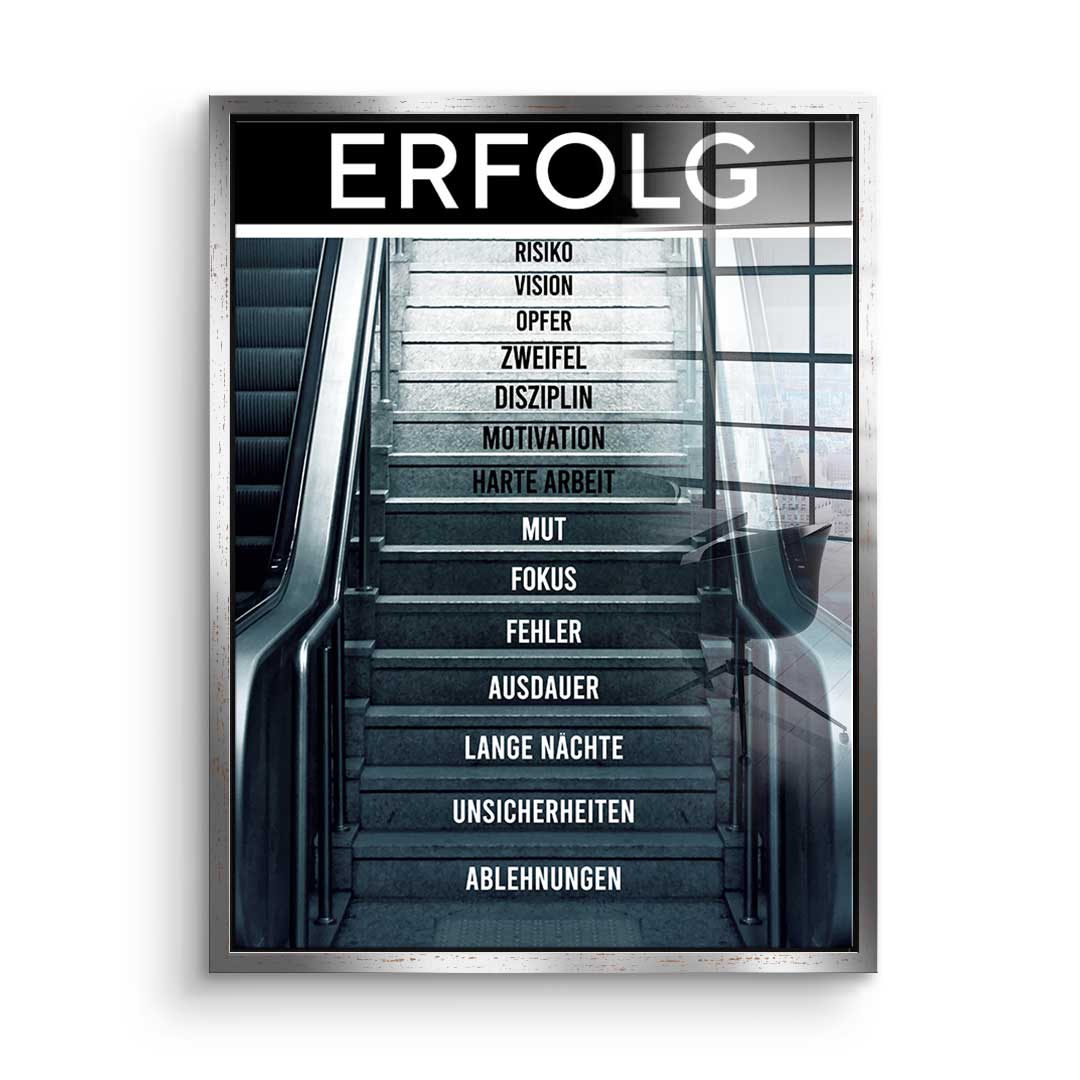 ESCALATOR OF SUCCESS - acrylic glass