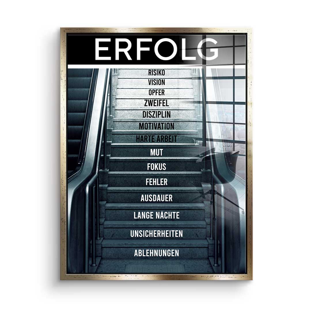 ESCALATOR OF SUCCESS - acrylic glass