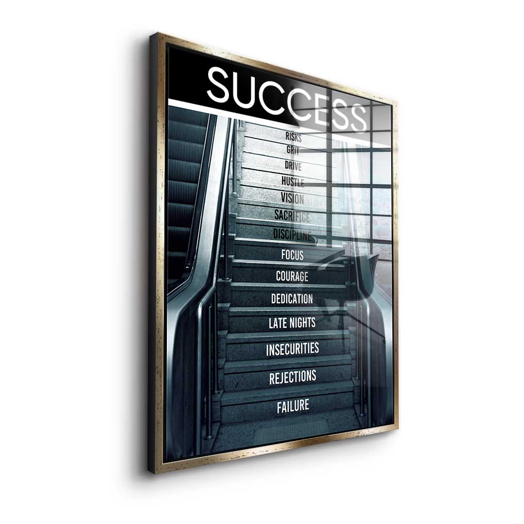 ESCALATOR OF SUCCESS - acrylic glass