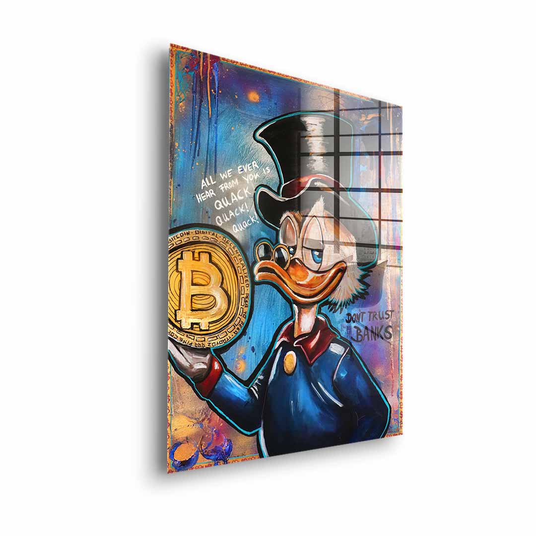 Bitcoin Duck - acrylic glass