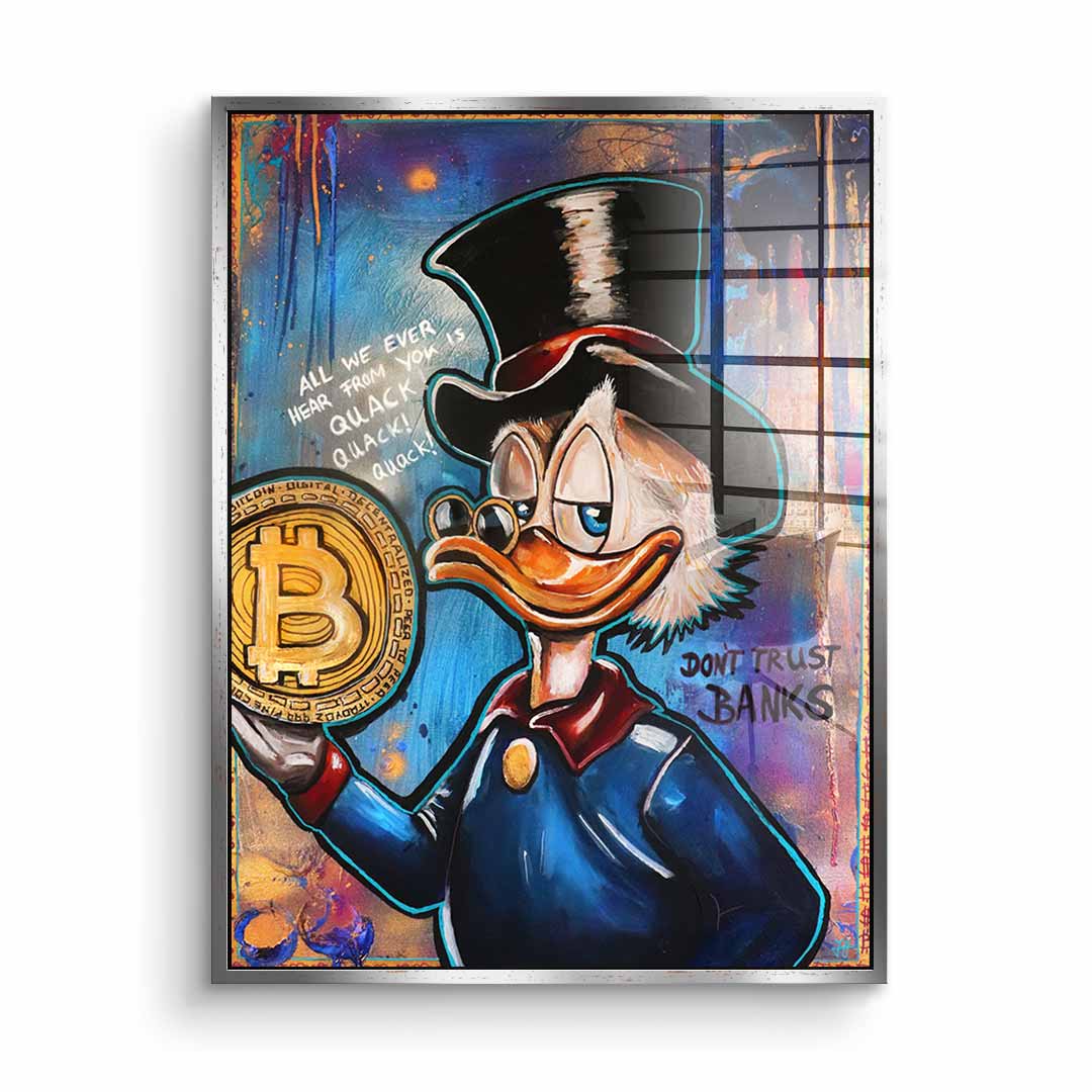 Bitcoin Duck - acrylic glass