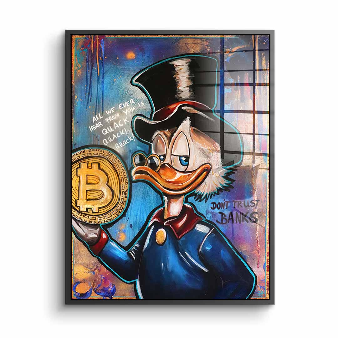 Bitcoin Duck - acrylic glass