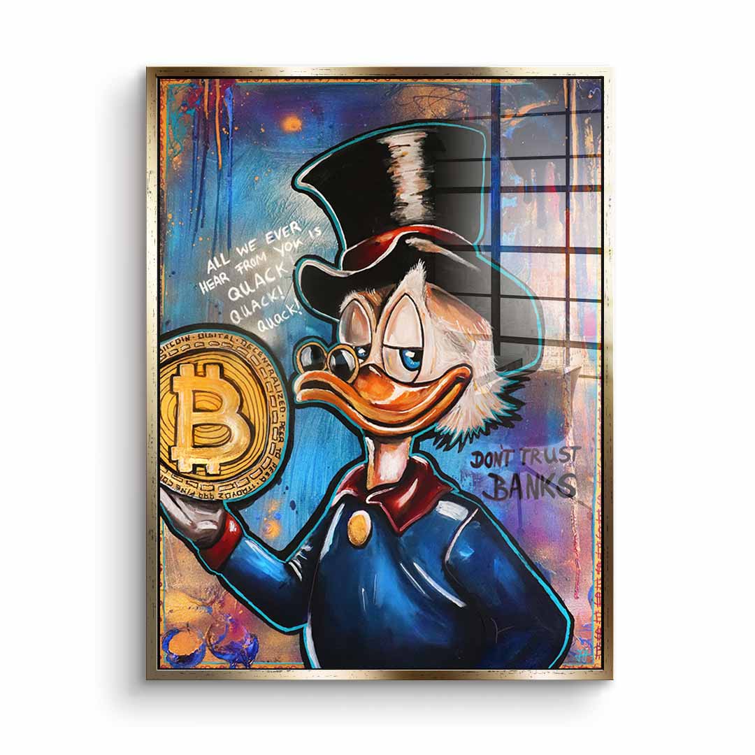 Bitcoin Duck - acrylic glass