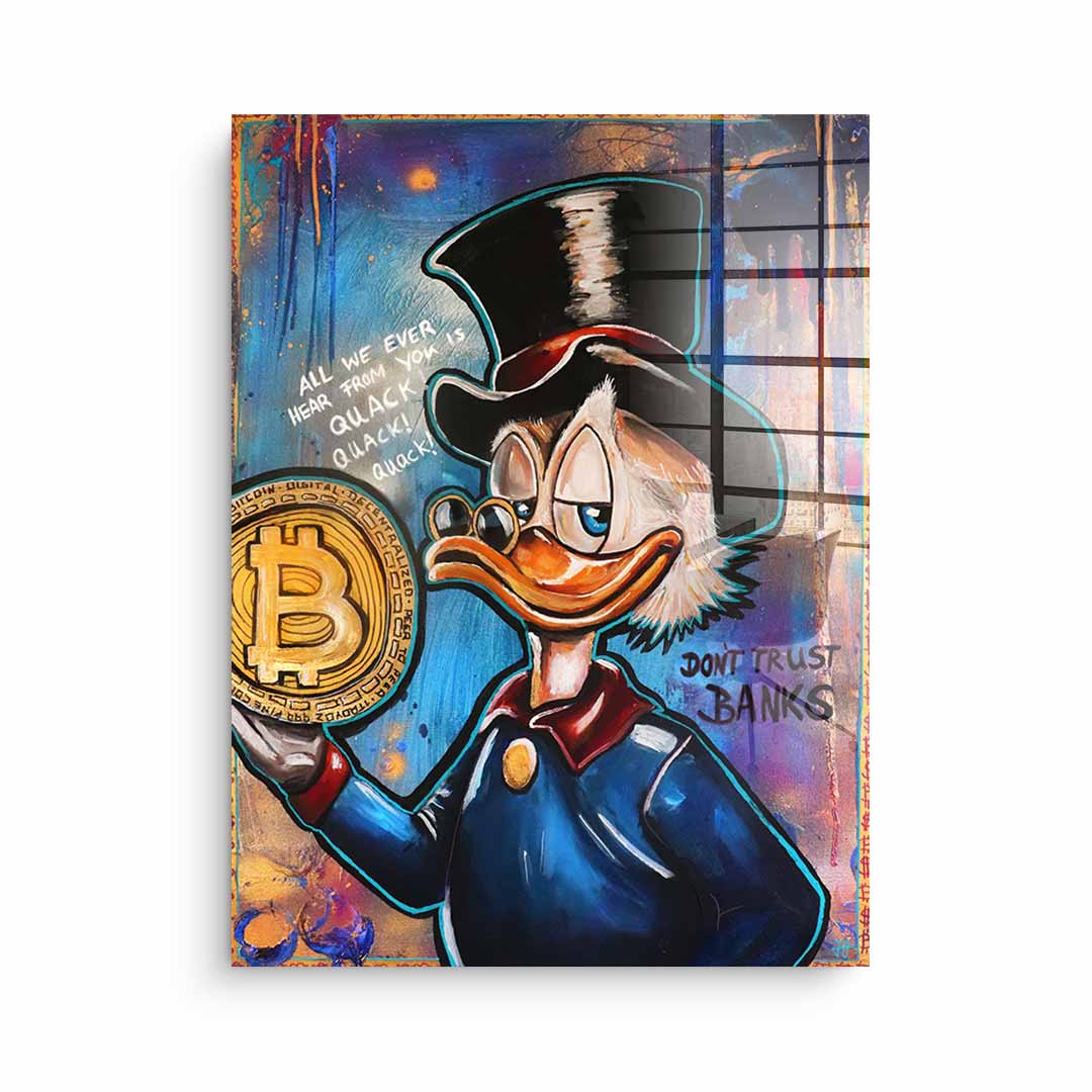 Bitcoin Duck - acrylic glass