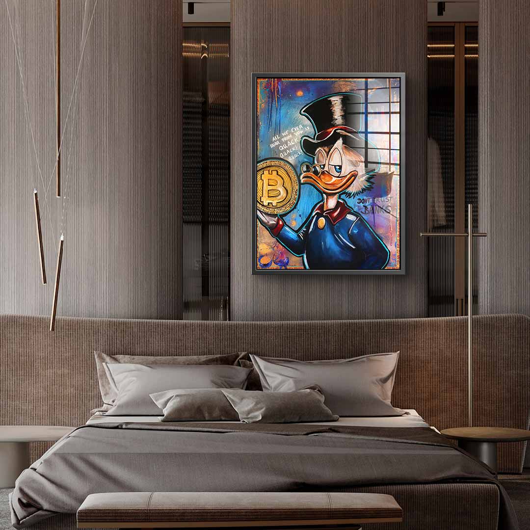 Bitcoin Duck - acrylic glass