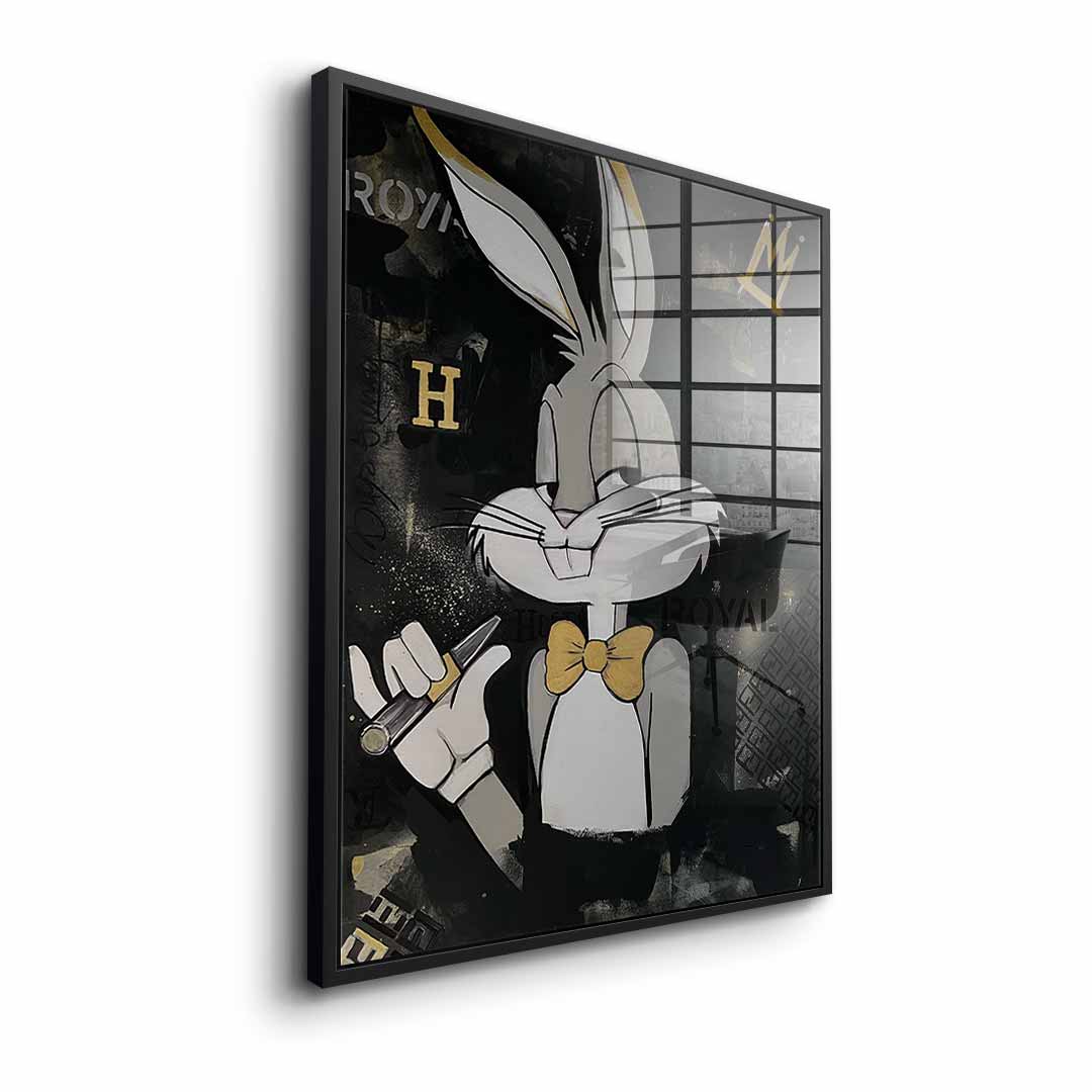 Elegant Bunny - acrylic glass