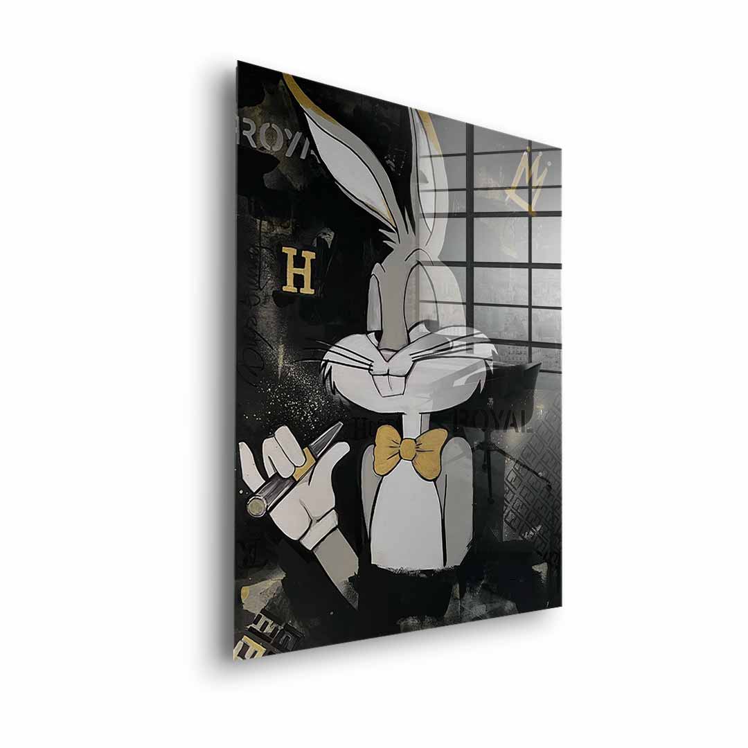 Elegant Bunny - acrylic glass