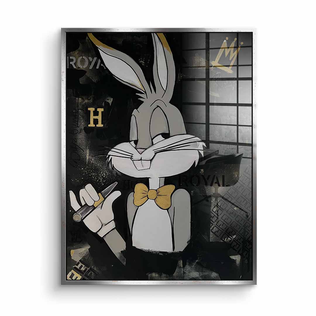 Elegant Bunny - acrylic glass