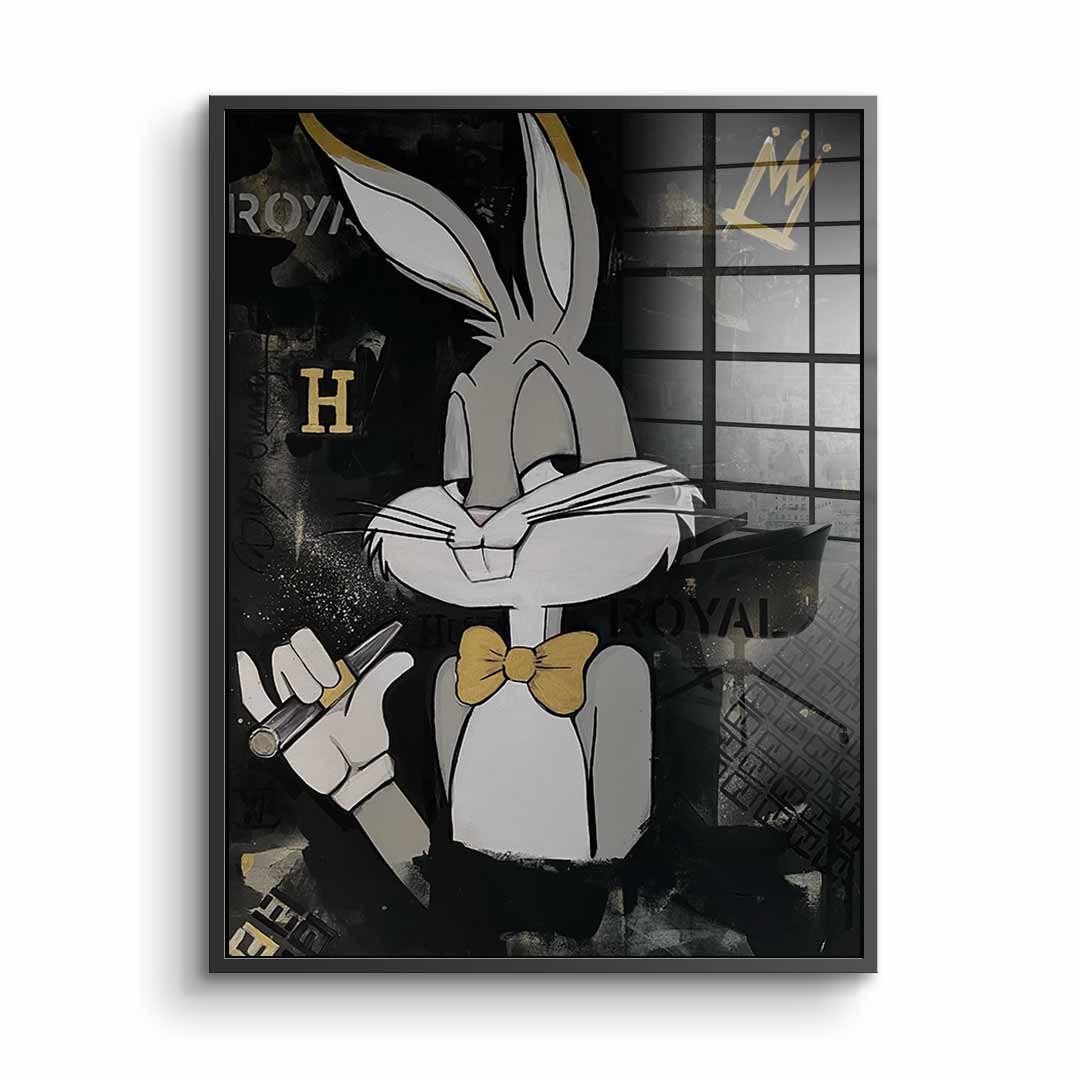 Elegant Bunny - acrylic glass